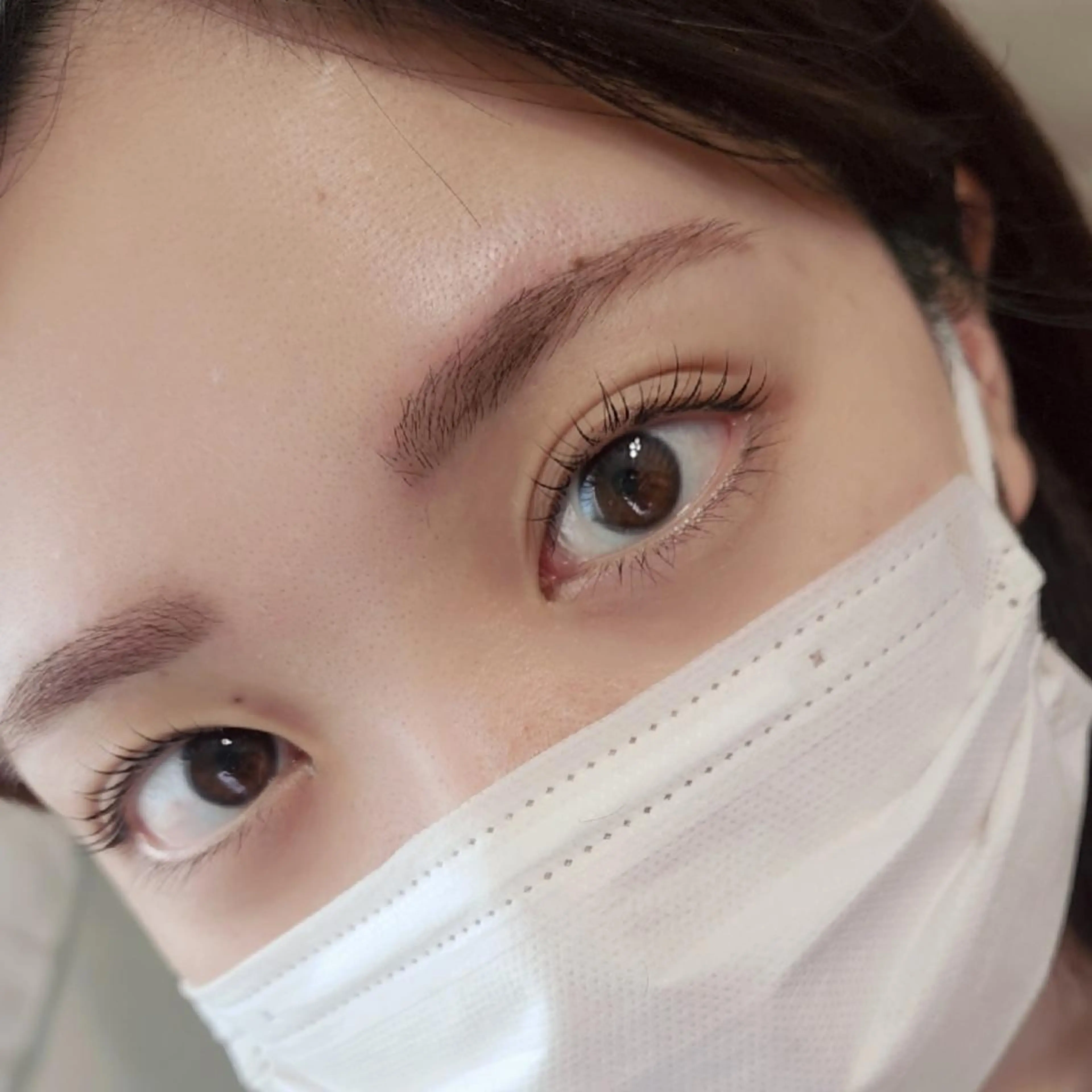 【ミニモ限定】まつ毛パーマ&似合わせ眉Wax脱毛＋カラーの写真