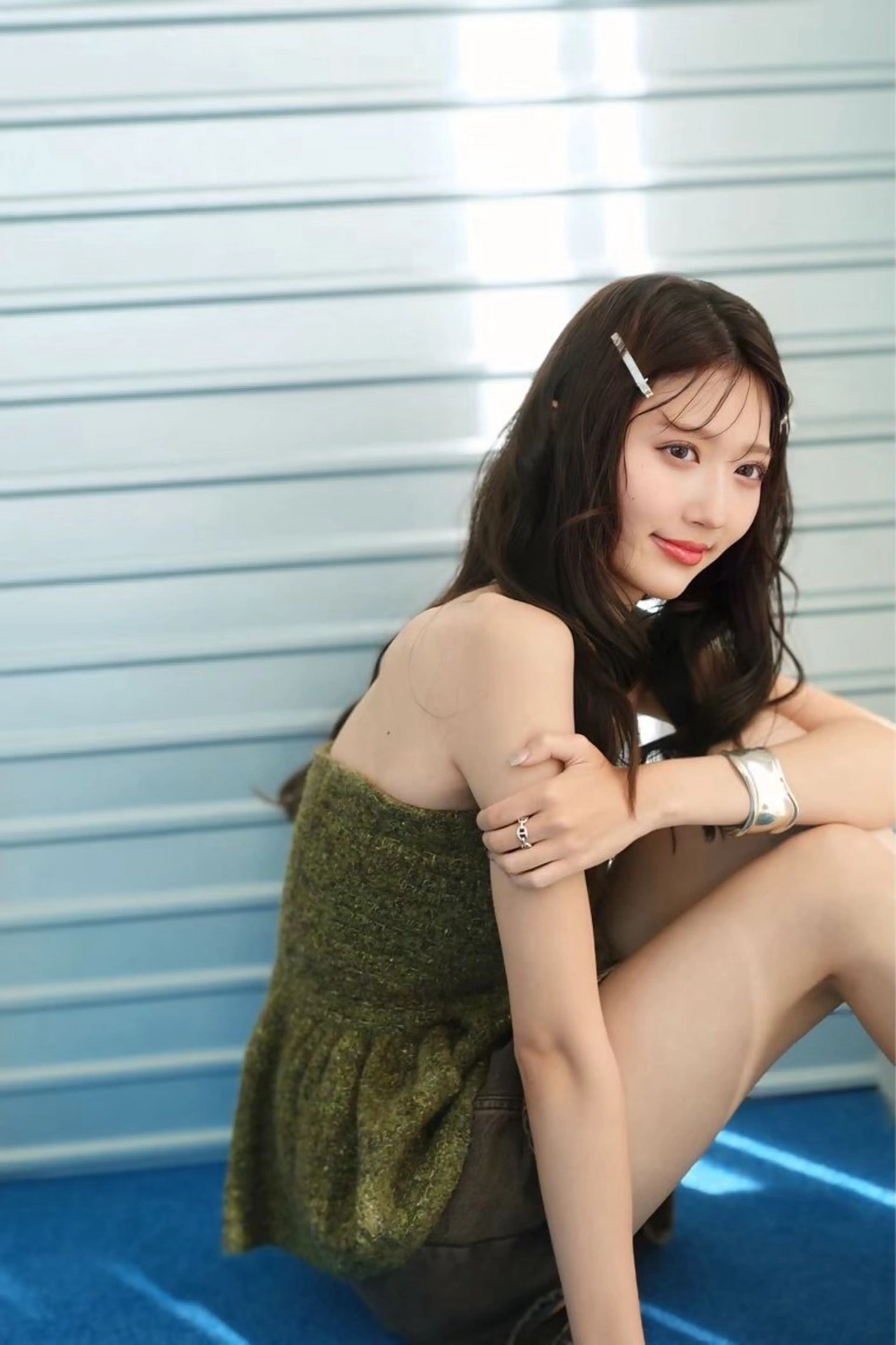 ロング ケアカラー カット ヘアカラー トリートメント 新宿/韓国レイヤー/ 顔周りカット松本美晴のヘアスタイル