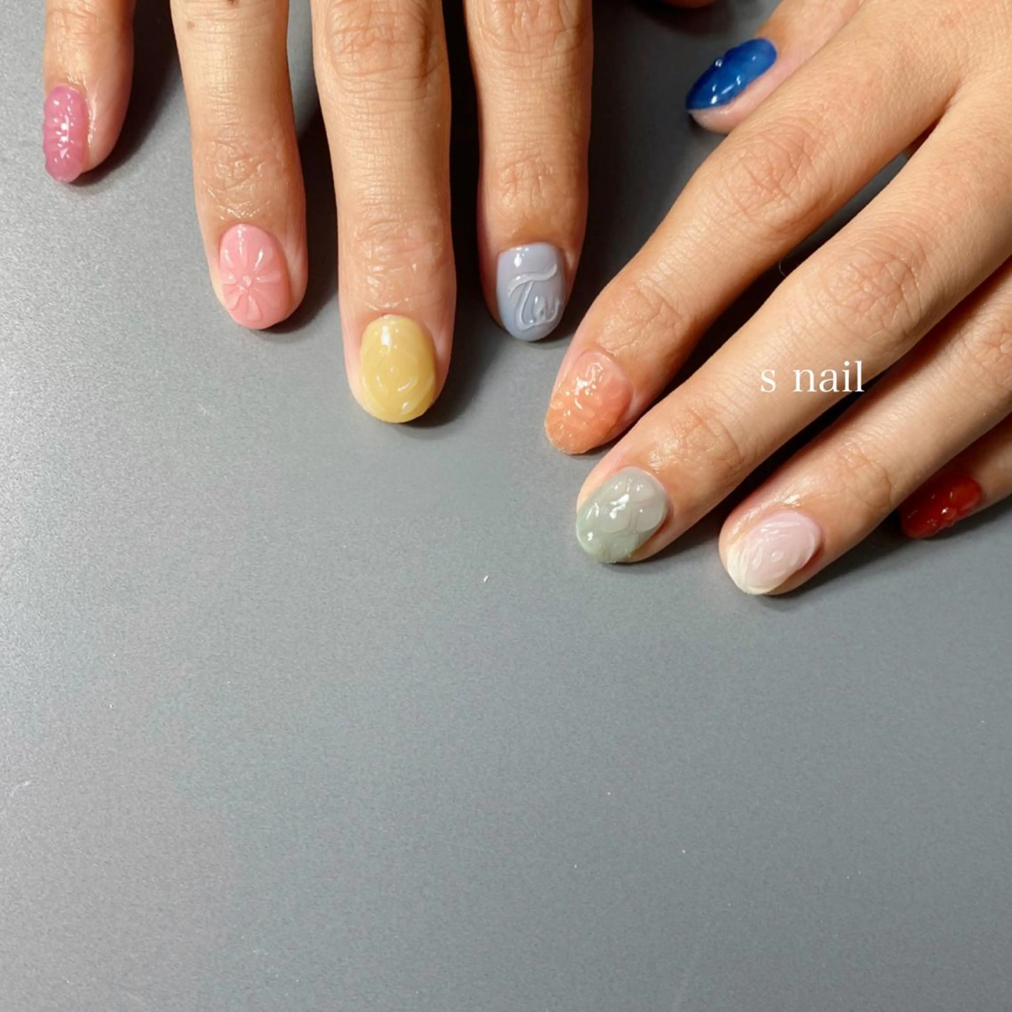 ネイル アートネイル s nail さとよしみゆきのネイルデザイン