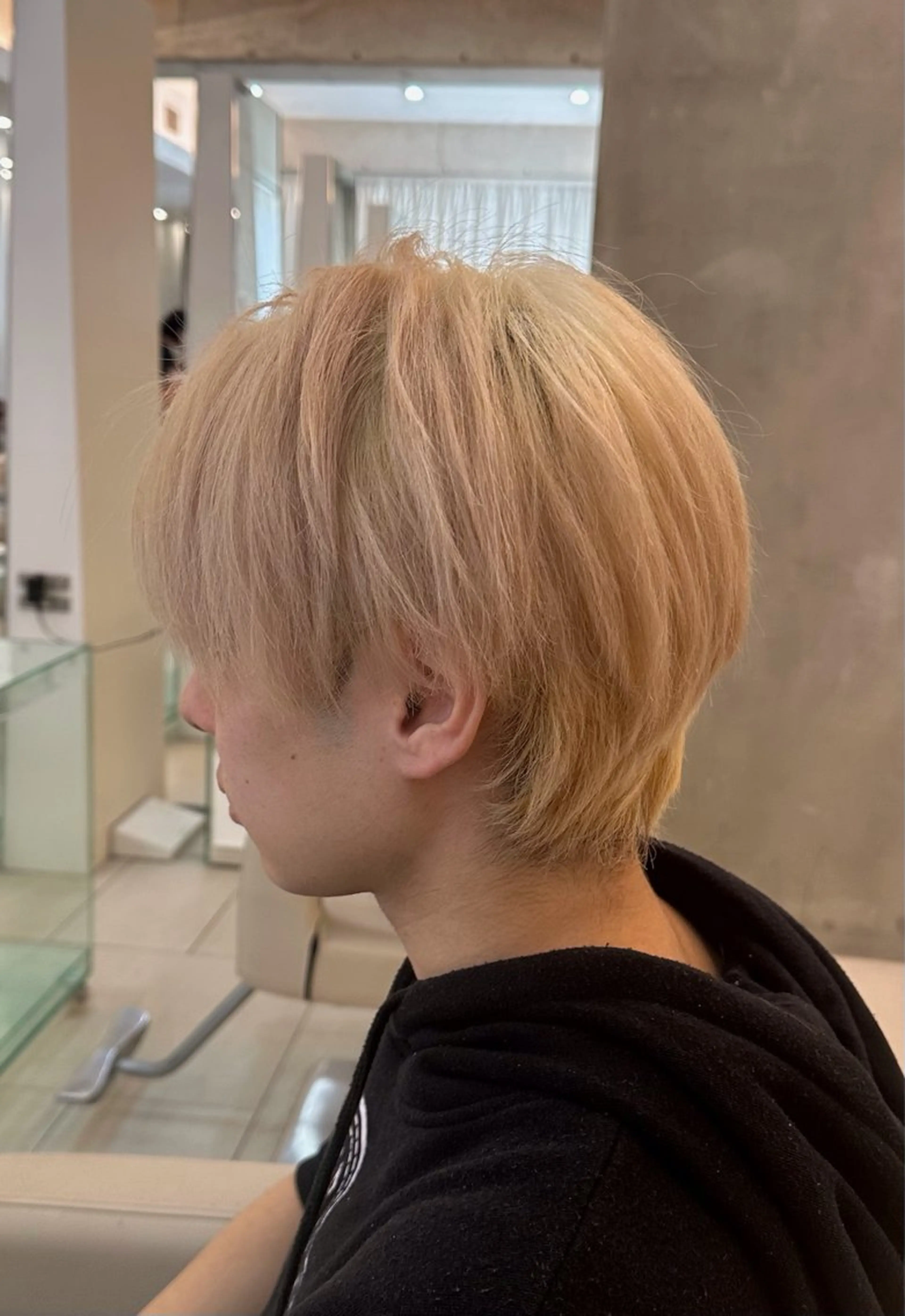 メンズ カット ヘアカラー トリートメント 艶カラー/ハイトーン /ブリーチのヘアスタイル