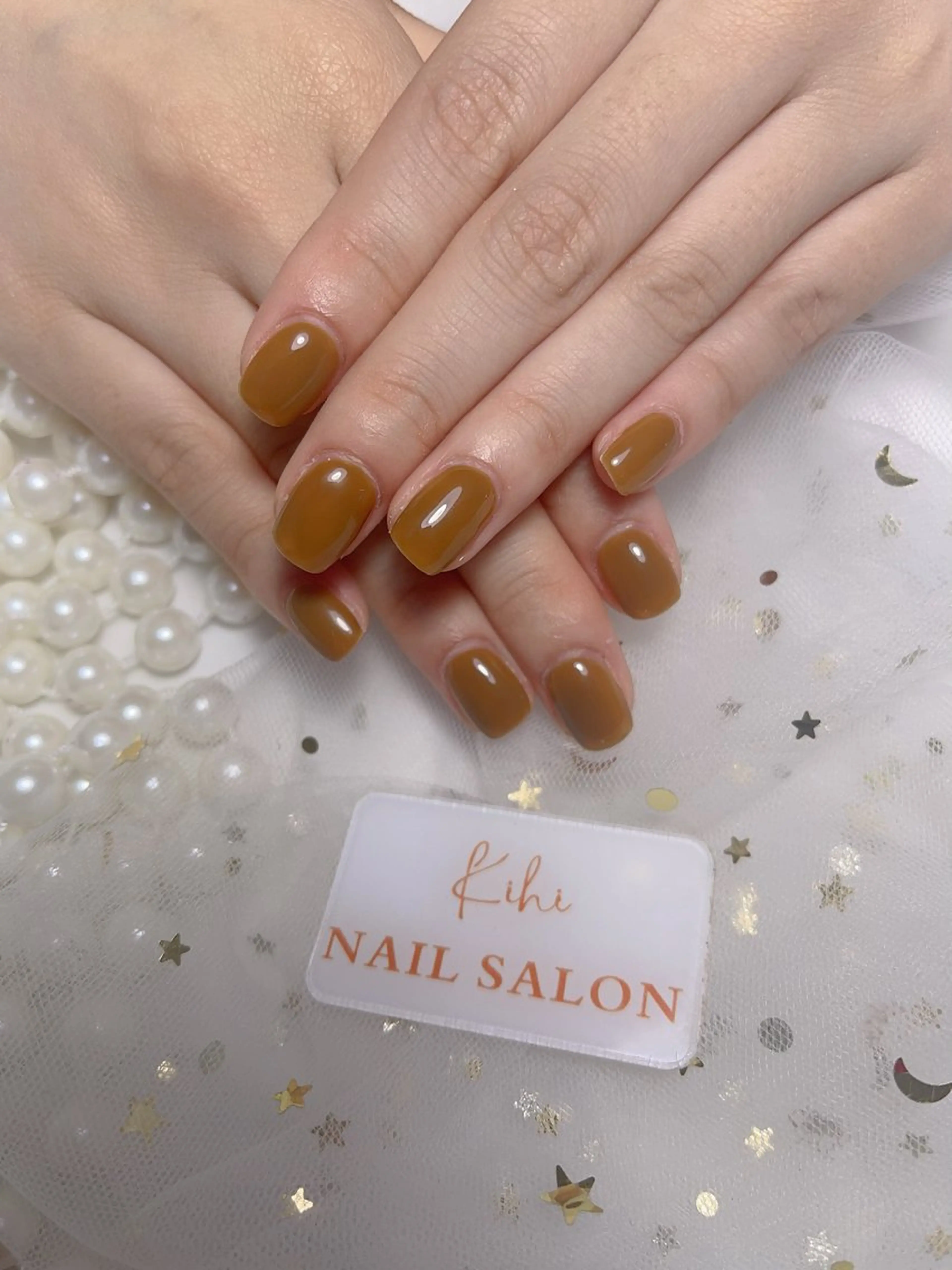 ネイル ワンカラーネイル 村中 ハナのネイルデザイン