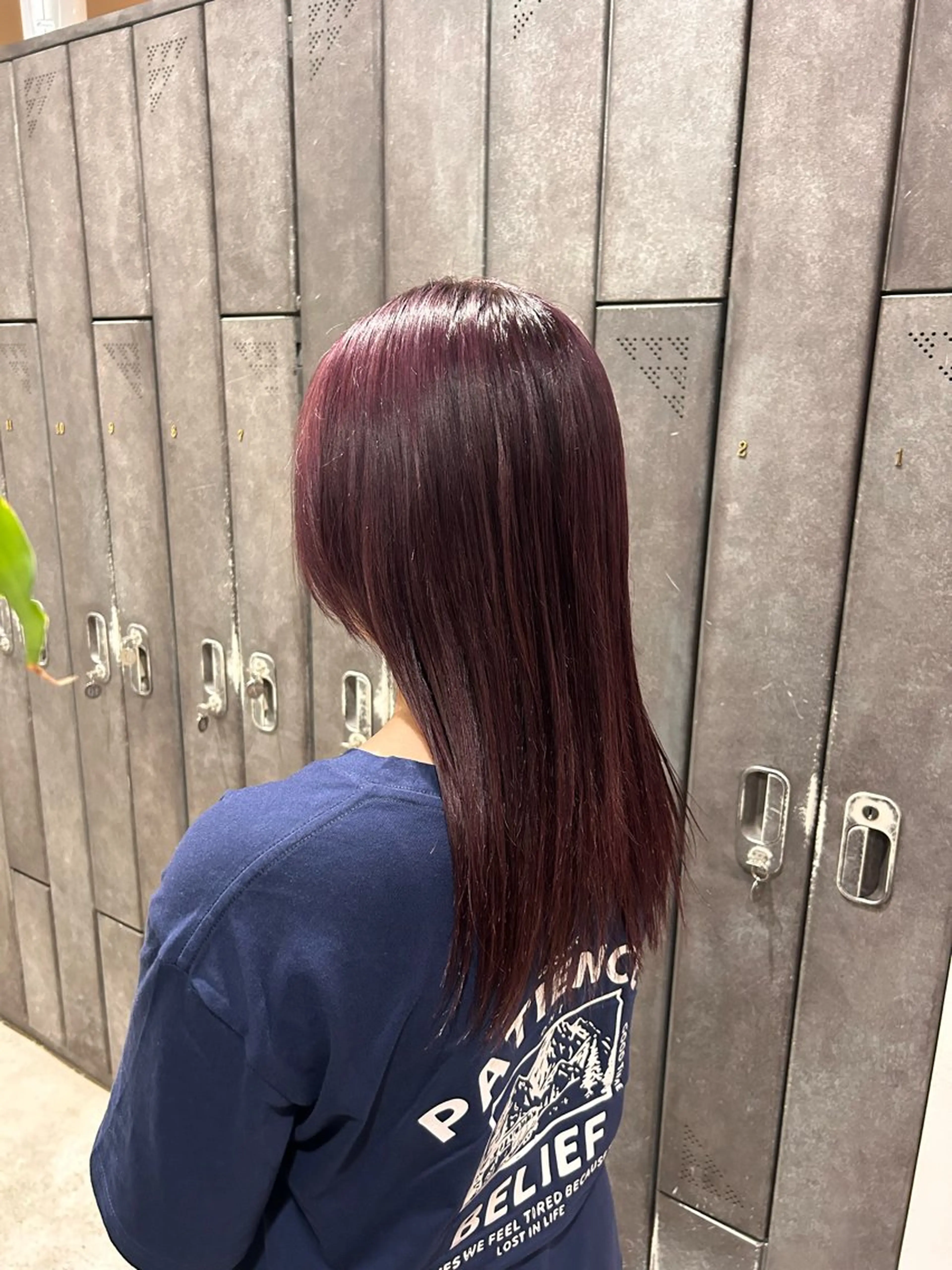 セミロング カラー ブリーチ ラベンダーカラー ピンクカラー ピンクラベンダー MASHU所属・レイヤーカット🌟 きだに りののヘアスタイル