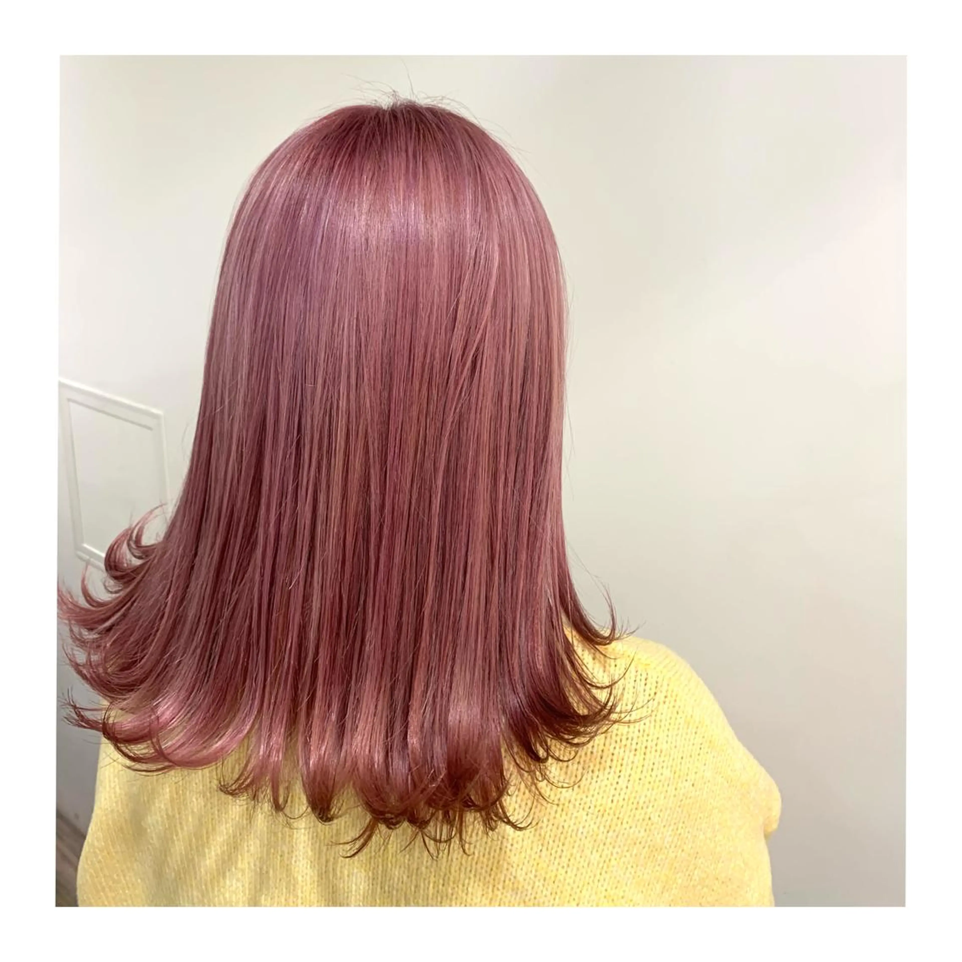 ロング カラー ヘアカラー あべ ゆうかのヘアスタイル