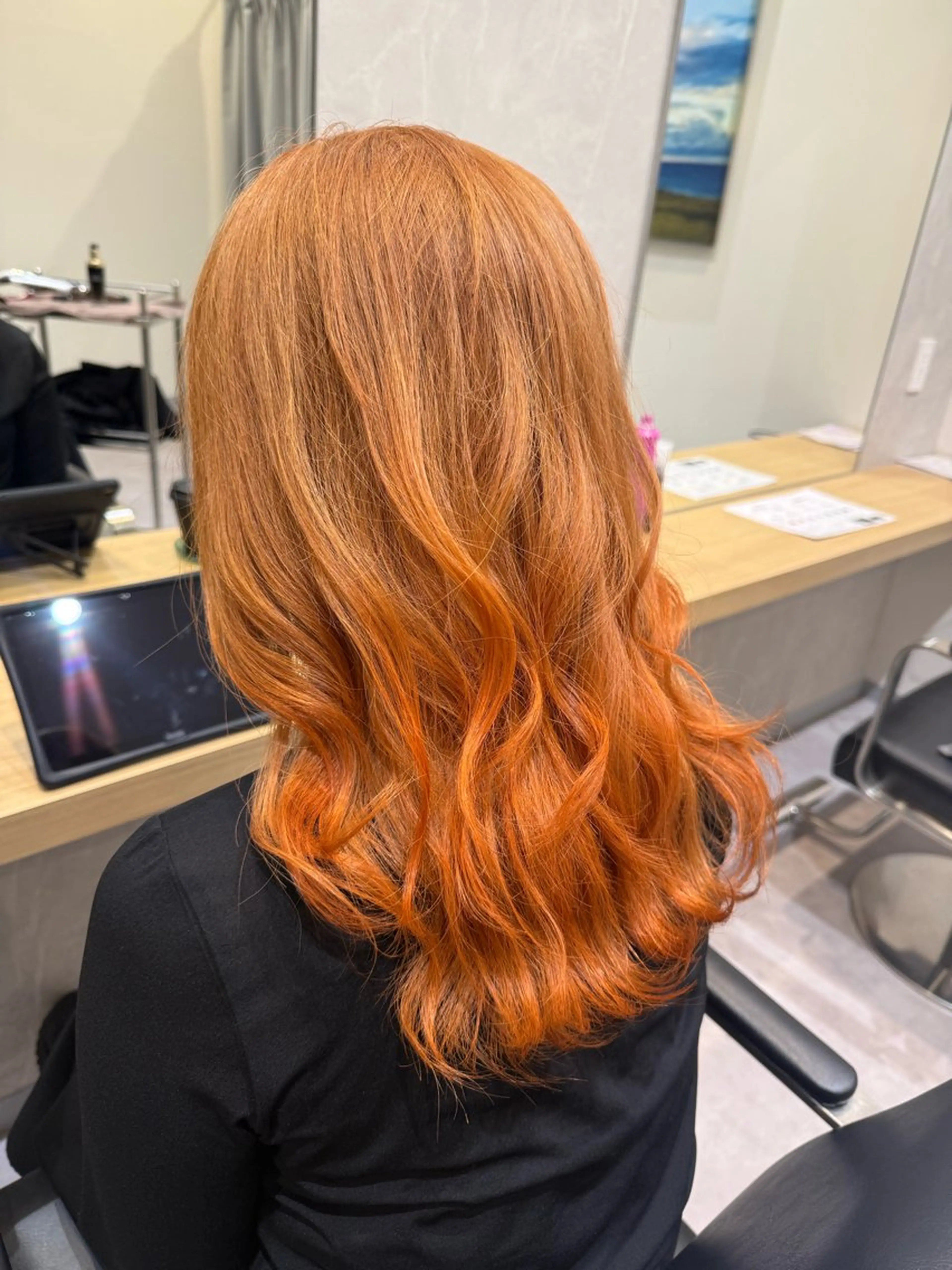 カラー ヘアカラー 長谷川 紗羅のヘアスタイル