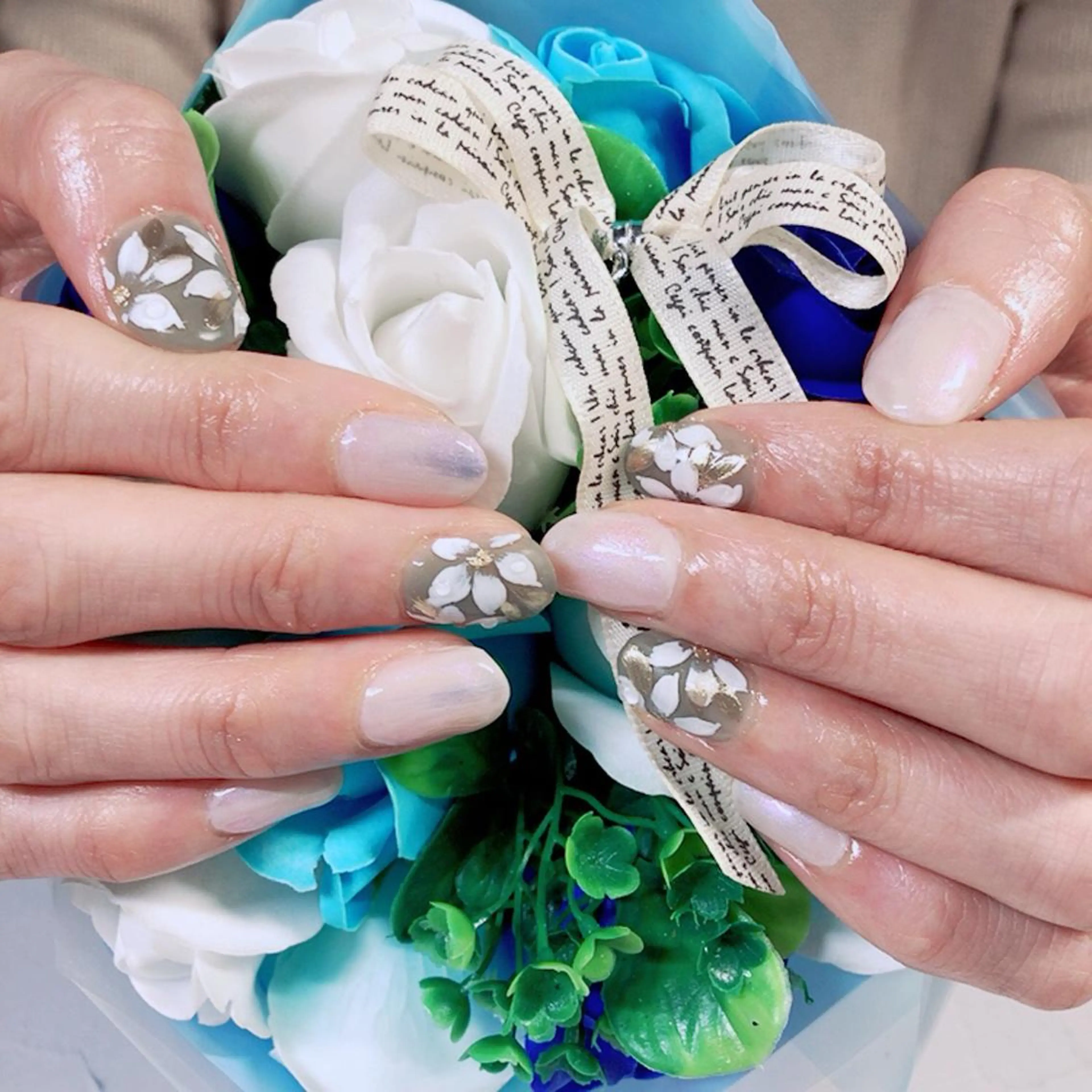 ネイル 桜ネイル 奥園 良恵のネイルデザイン