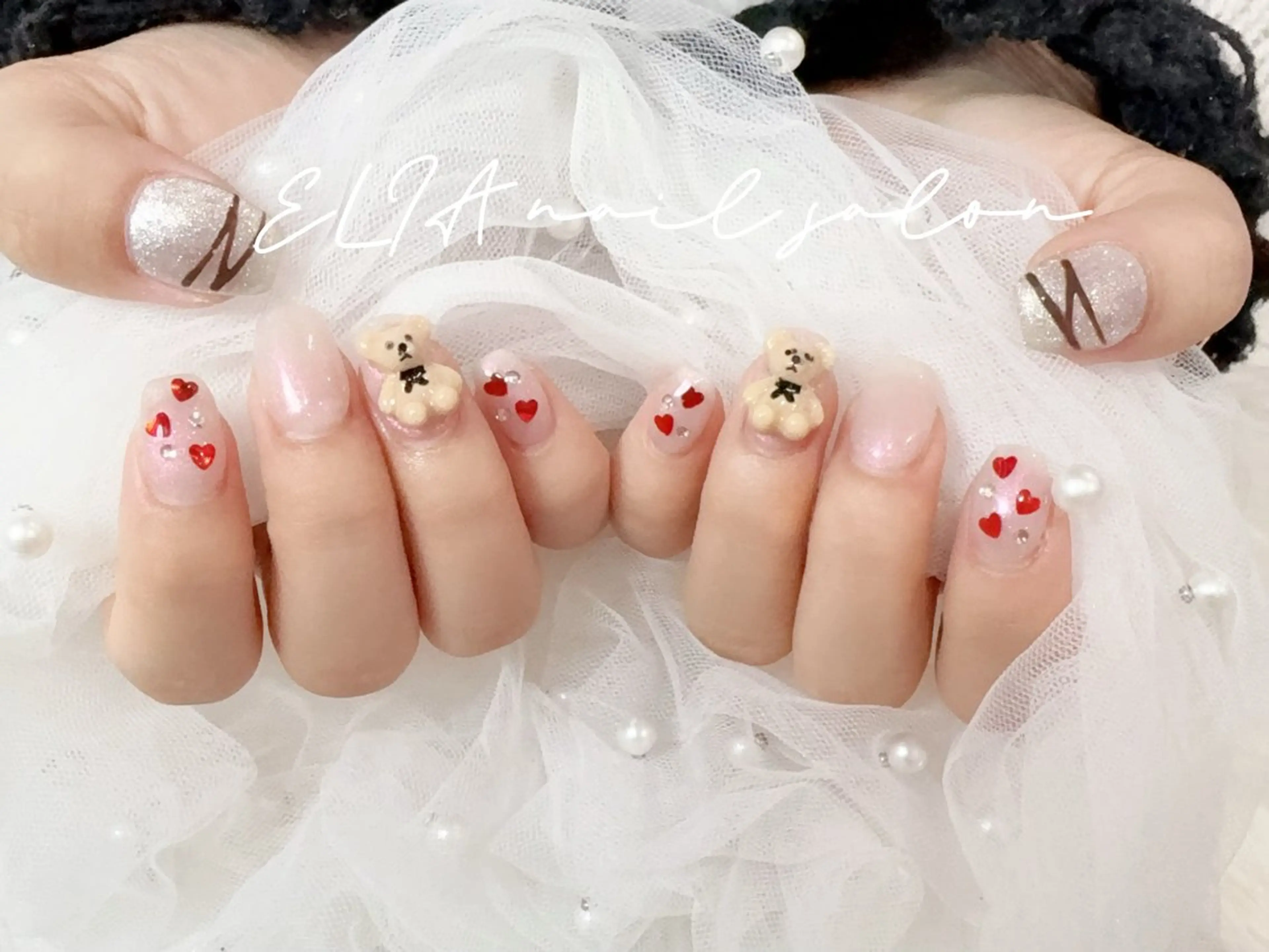 ネイル バレンタイン cici nailのネイルデザイン