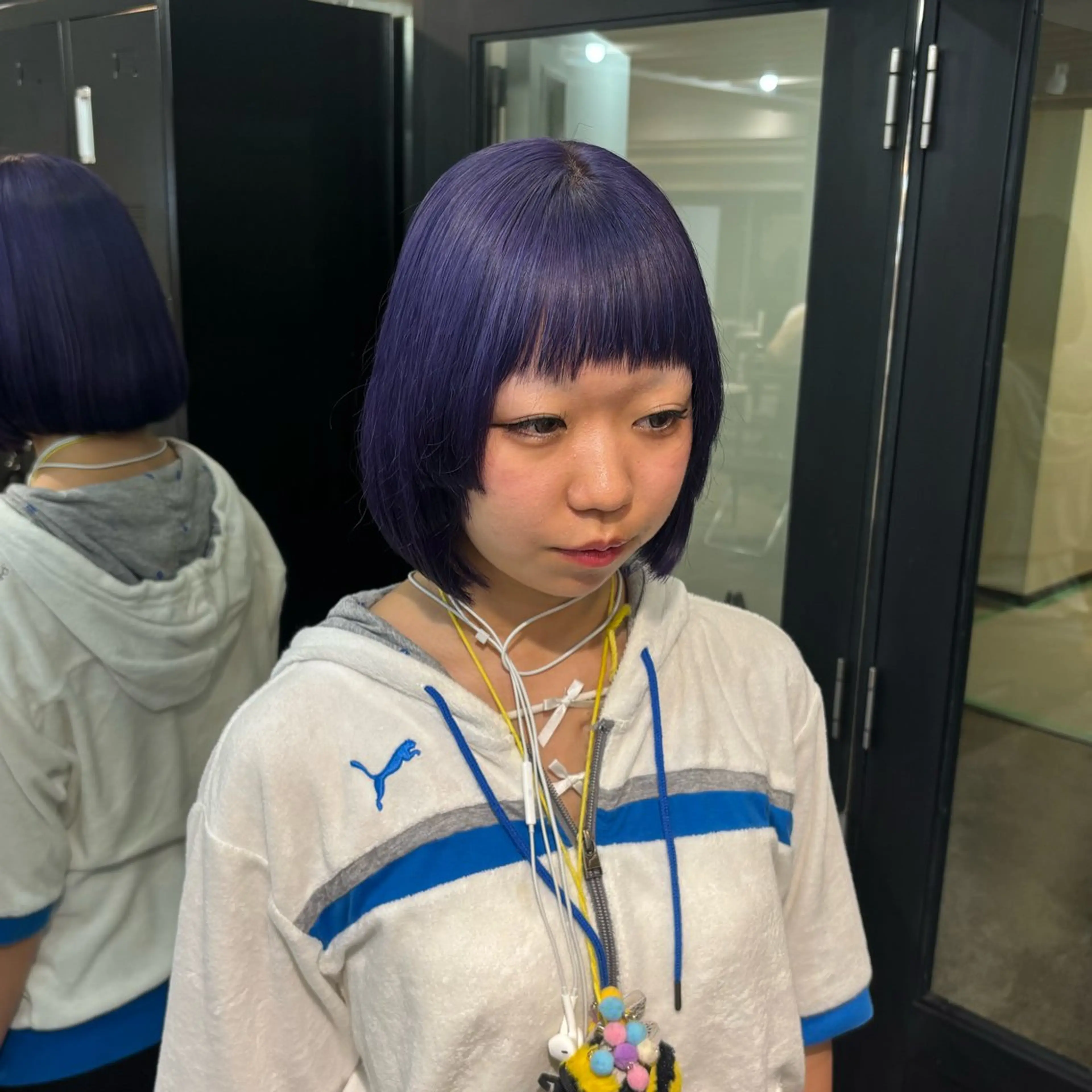 ミディアム カラー ヘアアレンジ ヘアカラー トリートメント 🎀暖色/ベージュ× ハイトーン💫りののヘアスタイル