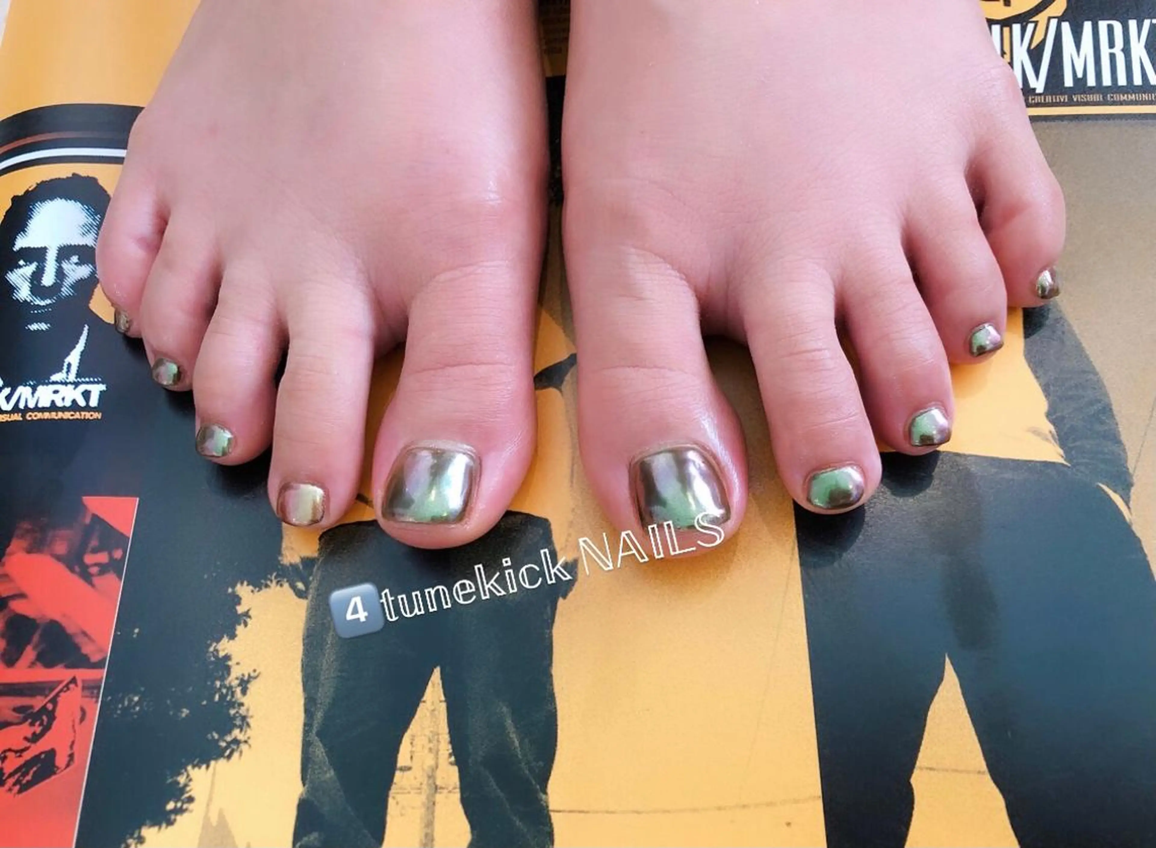 ネイル ピスタチオネイル 4tunekick NAILS(フォーチュンキックネイルズ)所属・光森 淳子のネイルデザイン