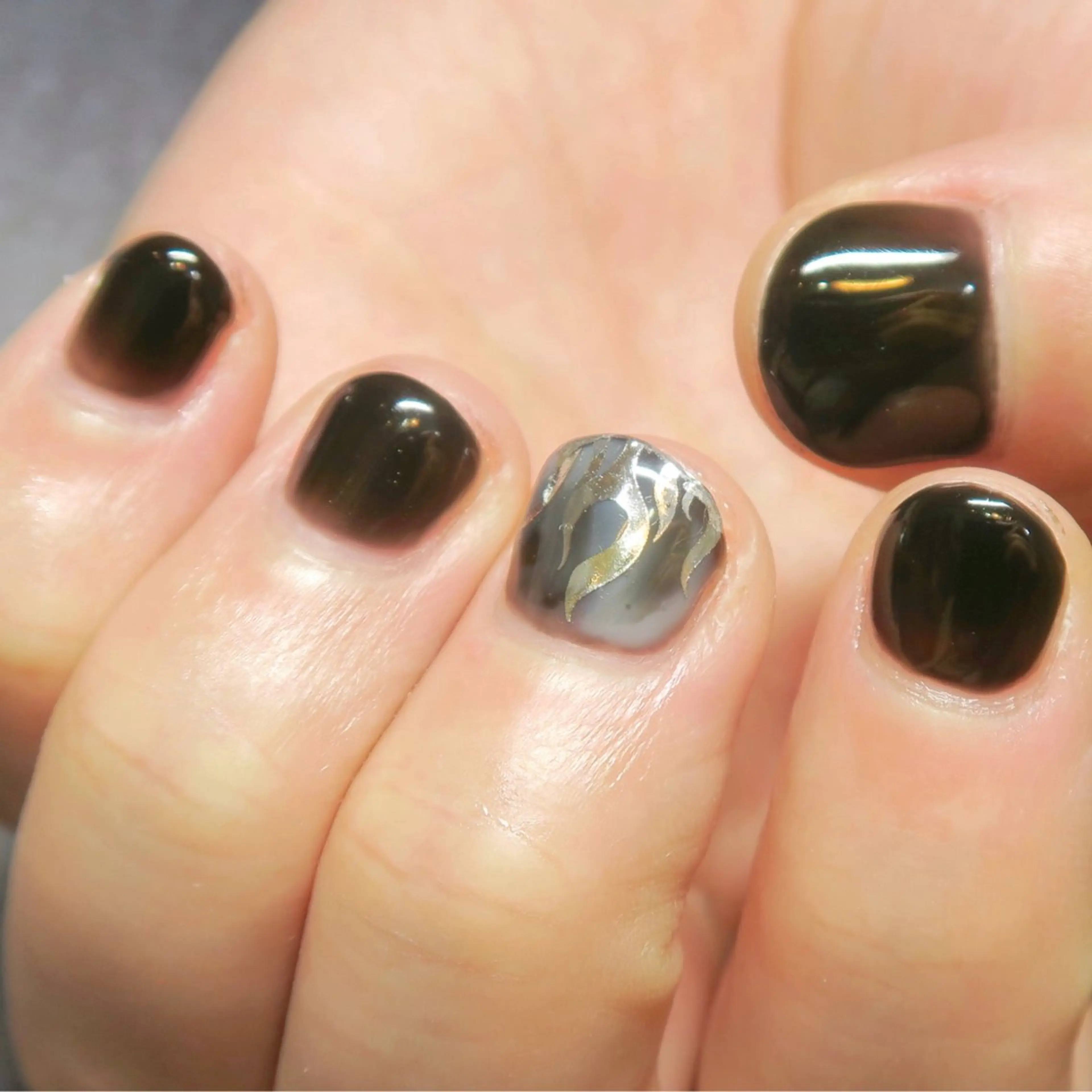 ネイル 成人式 メンズネイル glossnail MIKIのネイルデザイン