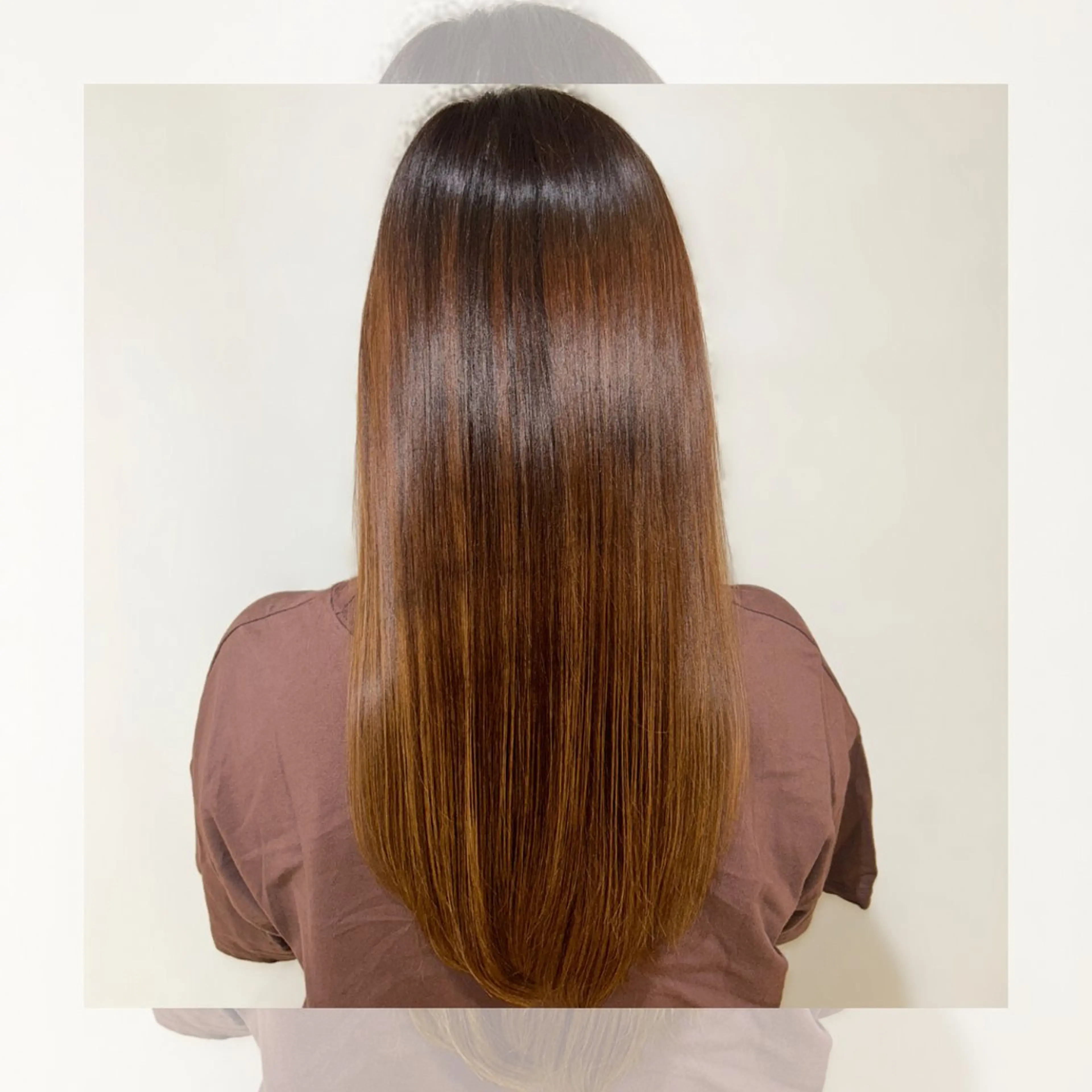 ロング 伸ばしかけ 髪質改善 縮毛矯正 トリートメント IwAsh中山駅店所属・【ツヤ髪特化】 Santaのヘアスタイル