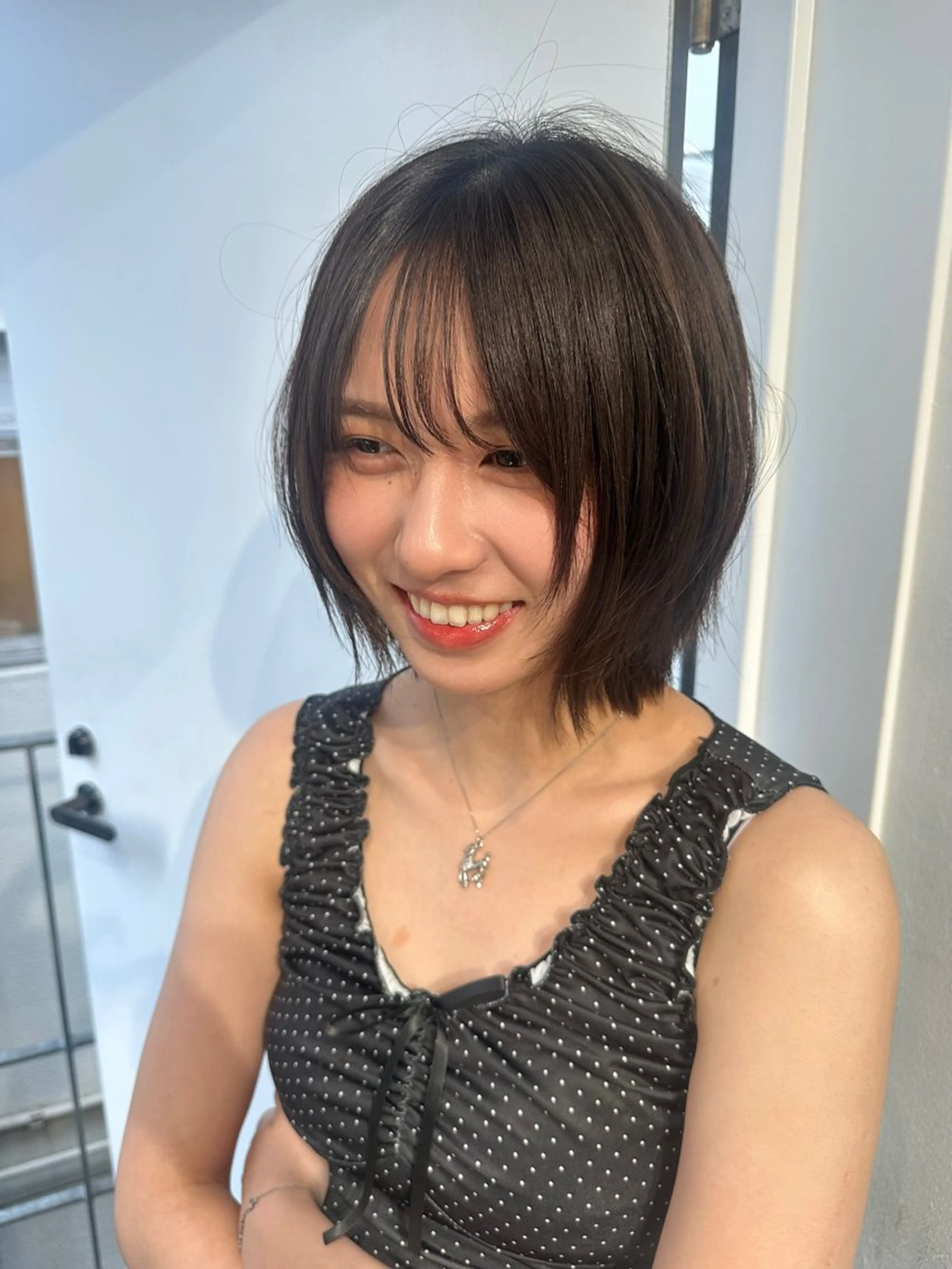 ショート カラー カット ヘアカラー トリートメント レイヤーカット/艶髪 ✨💭KIRARIのヘアスタイル