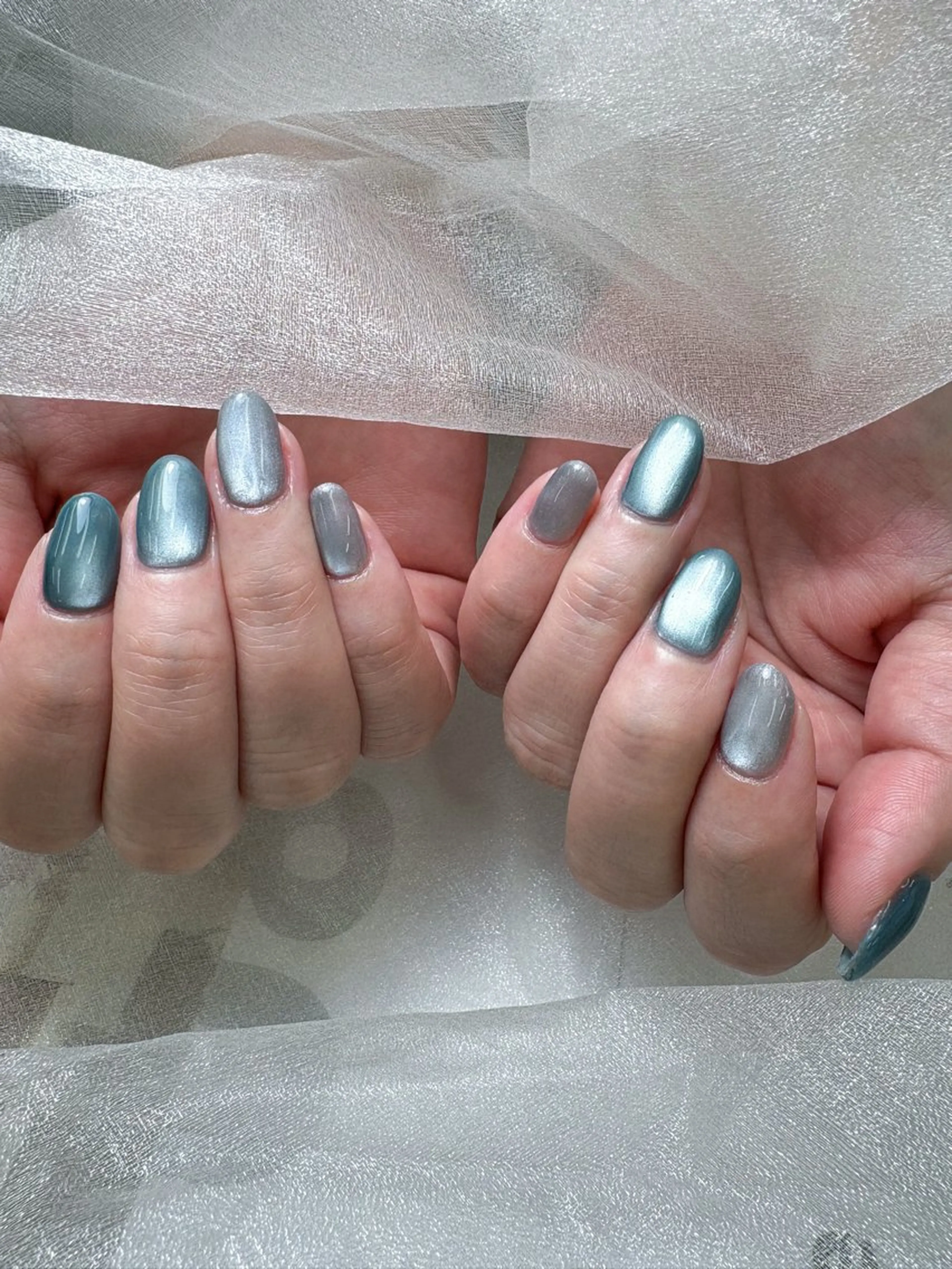 ネイル マグネットネイル 💎ネイリスト💎 月奈🌕🎀のネイルデザイン