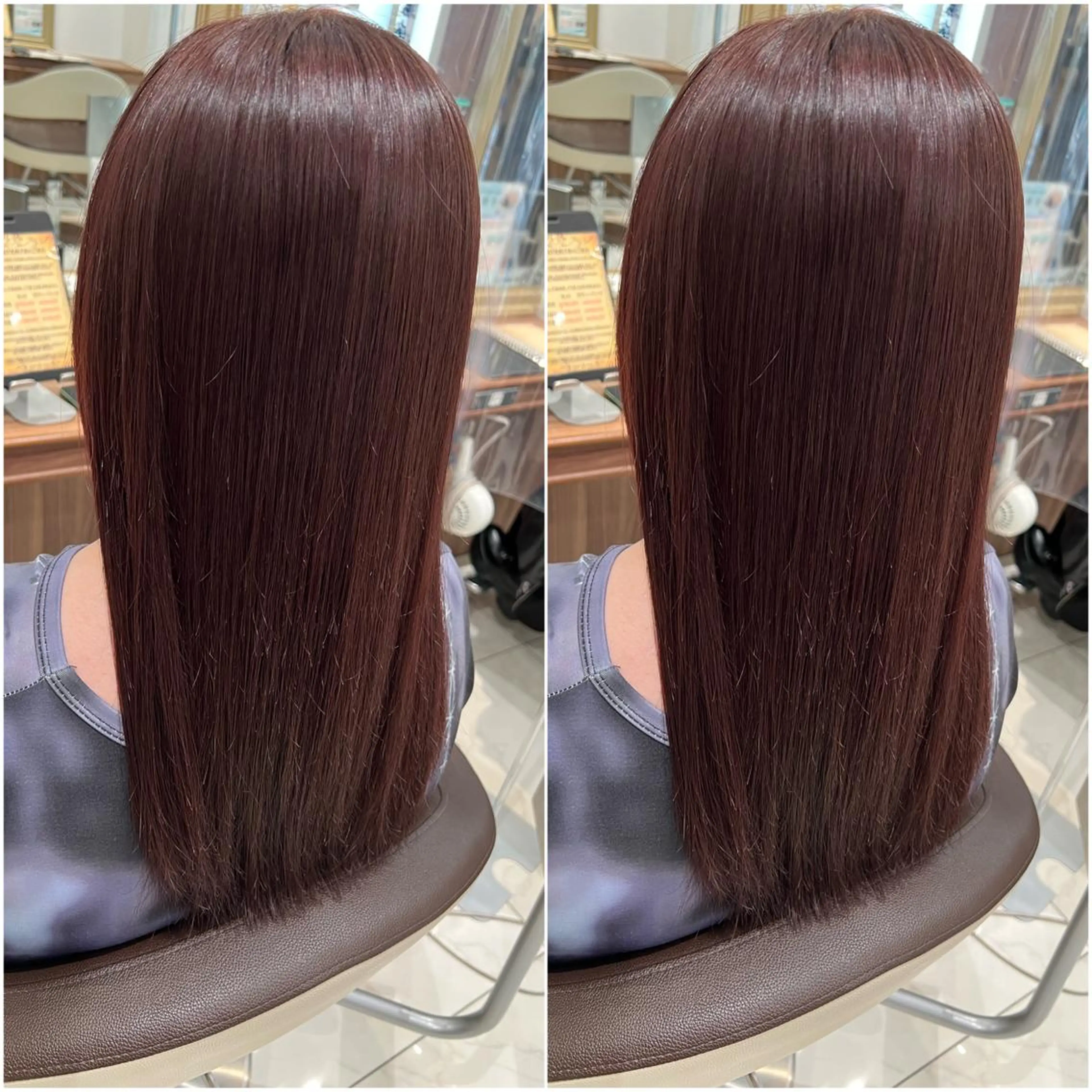 ロング カラー カット ヘアカラー 全席個室 暖色カラー Zina松園優香🌸のヘアスタイル