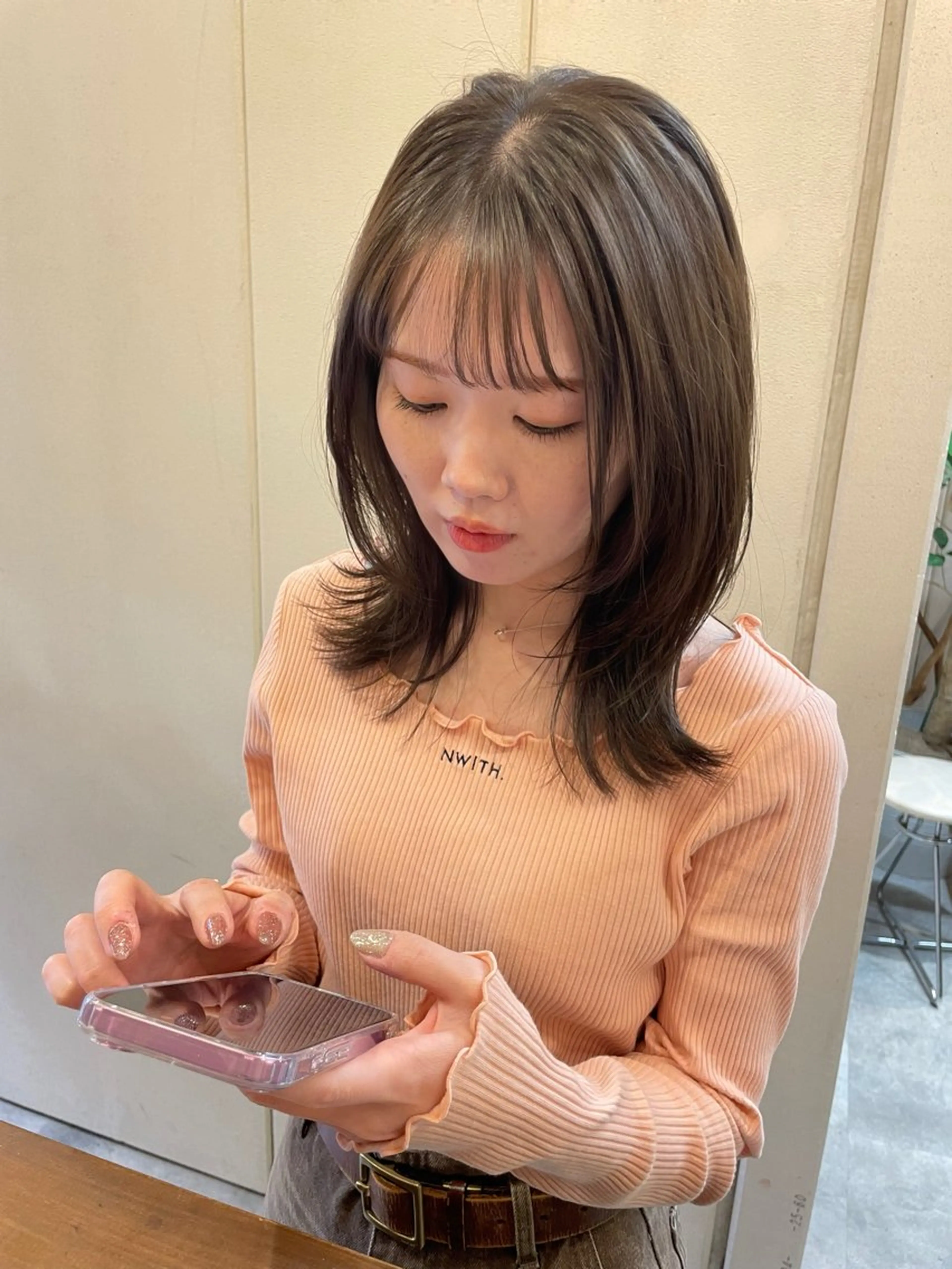 ミディアム 透明感カラー 🦋AYAのヘアスタイル