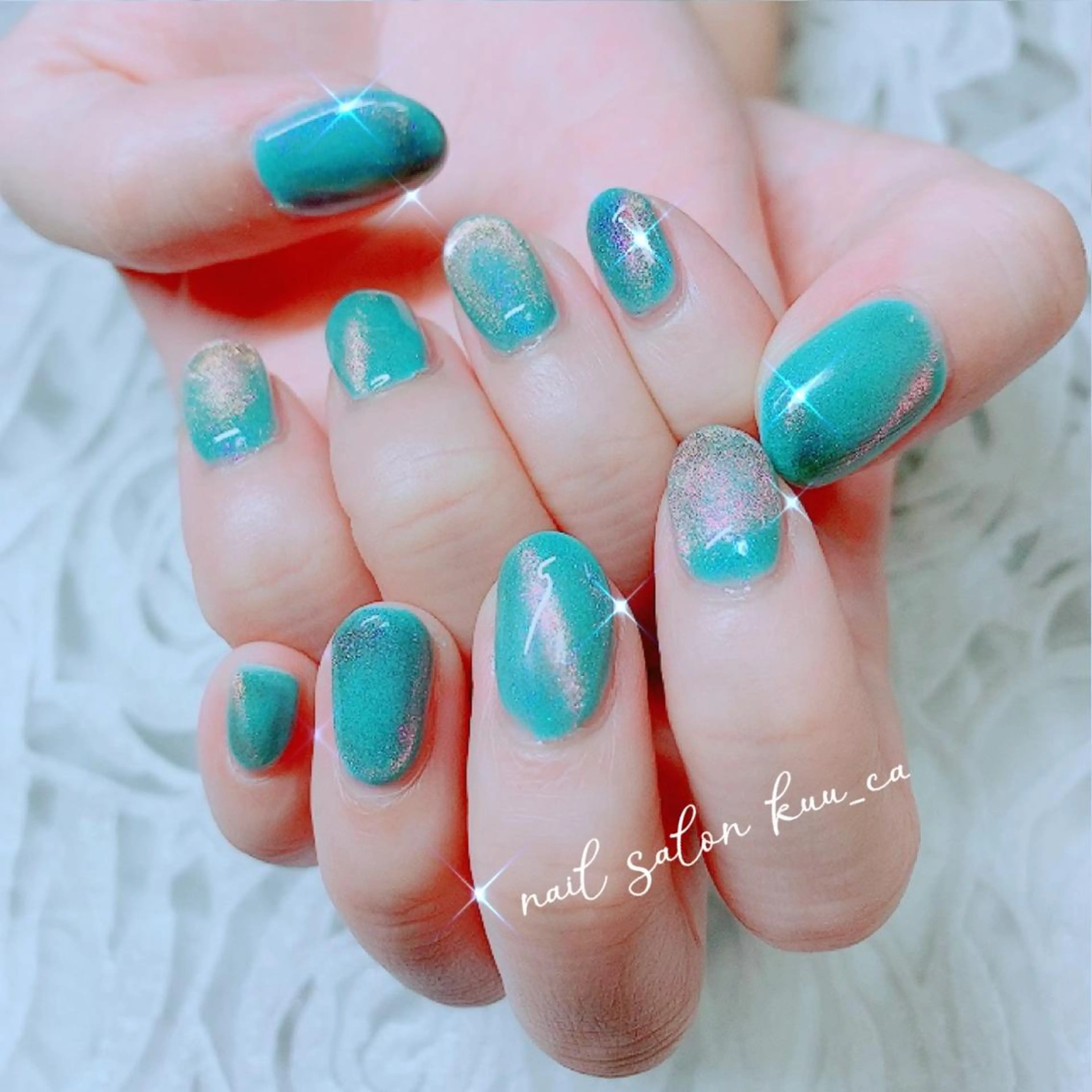 ネイル マグネットネイル nail salon kuu_caのネイルデザイン