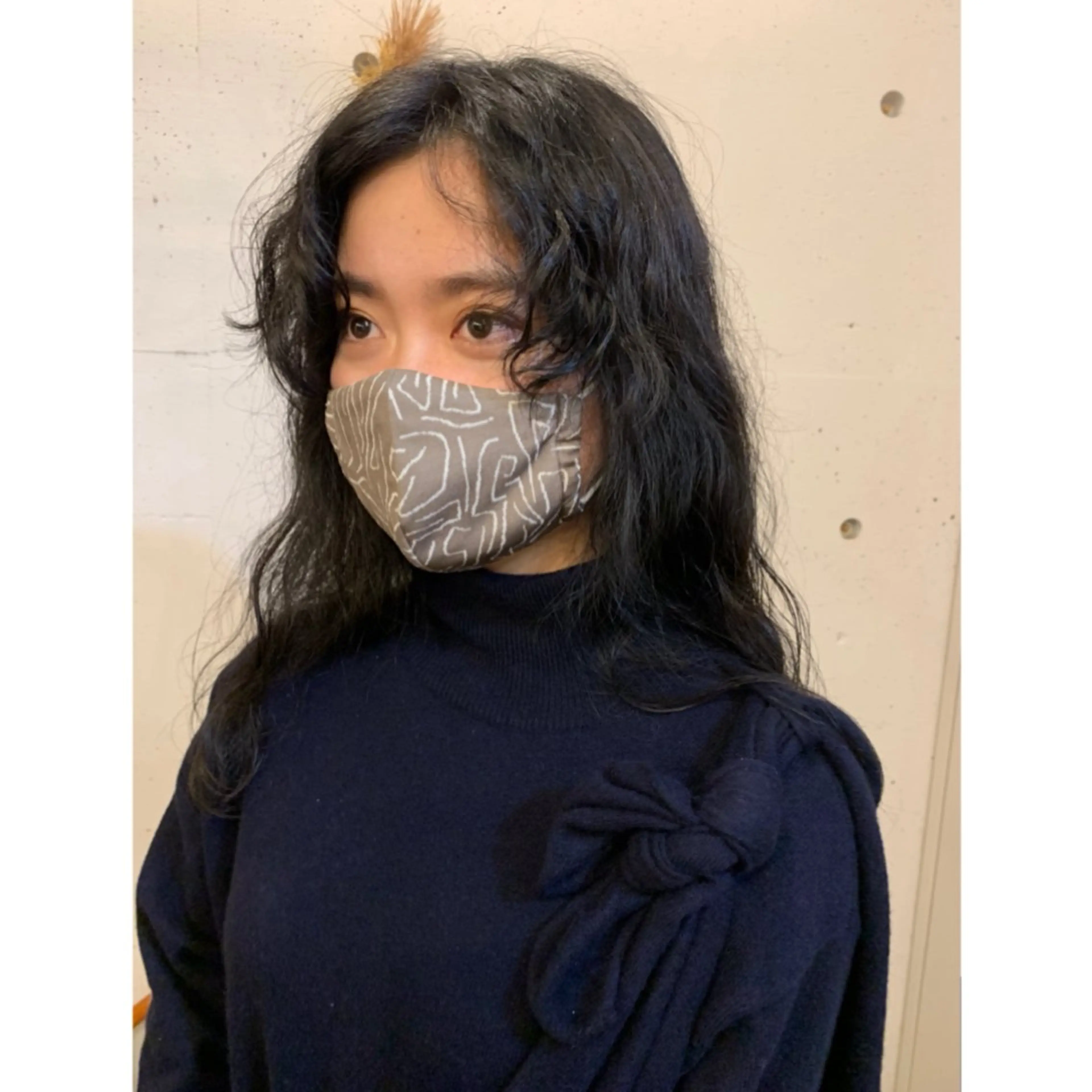 カラー 6Dエクステ/シール エクステ/かんなのヘアスタイル