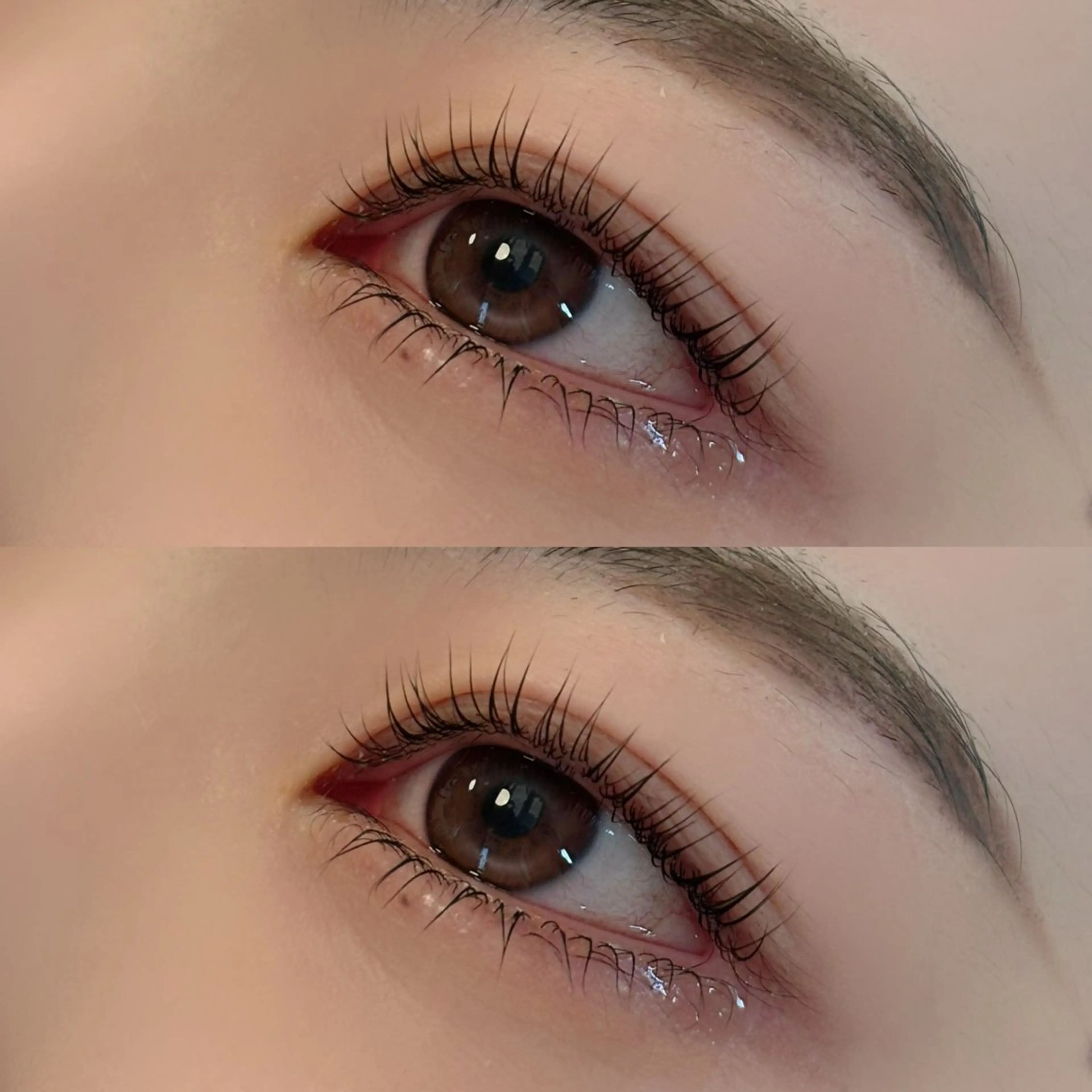 マツエク・マツパ パリジェンヌラッシュリフト 下まつげエクステ 一重×まつ毛パーマ Vim lash立川 hitomi 🎀のマツエク・マツパデザイン