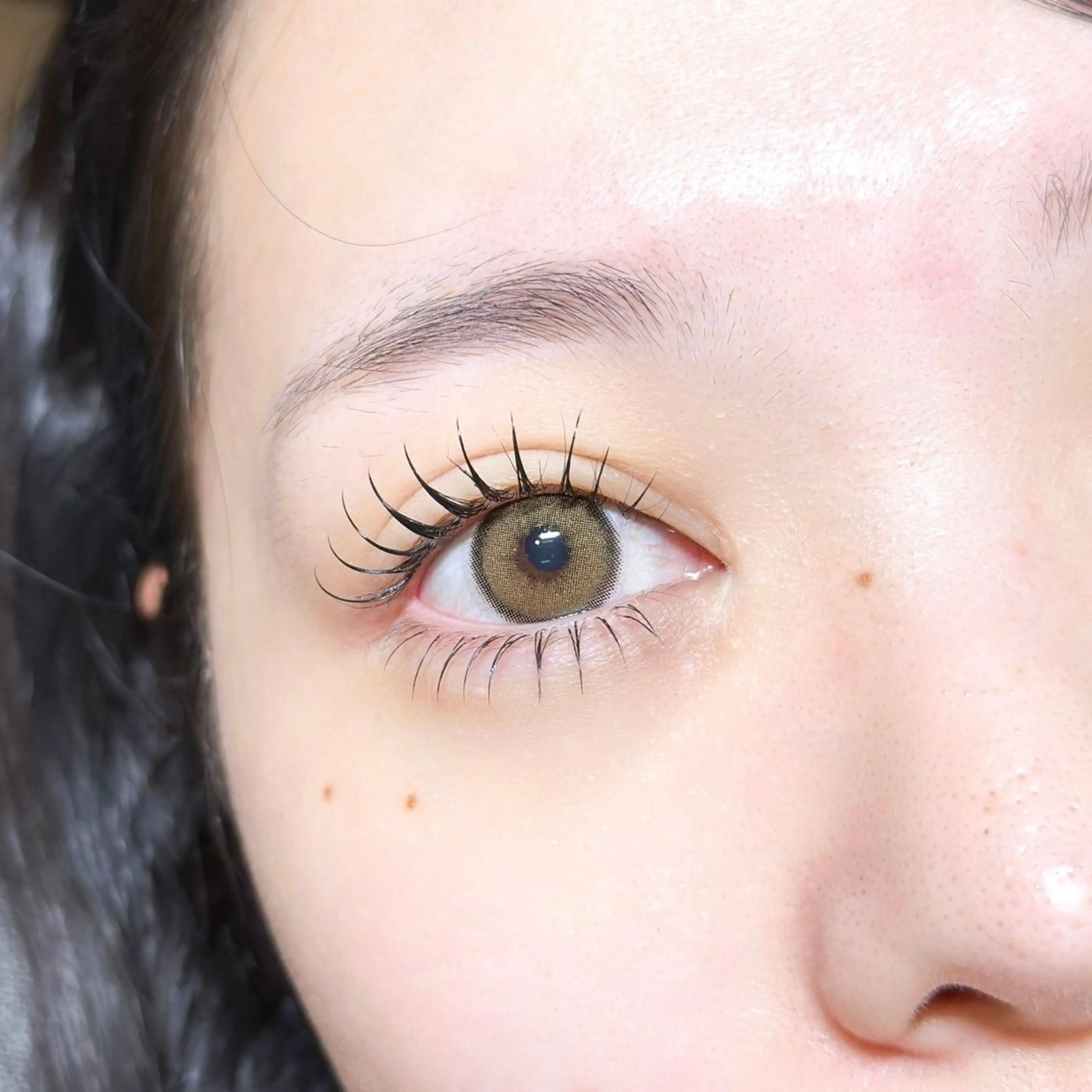 【SNSで話題!!シマーラッシュ🩵】フラットラッシュ最大80本+まつ毛パーマの写真