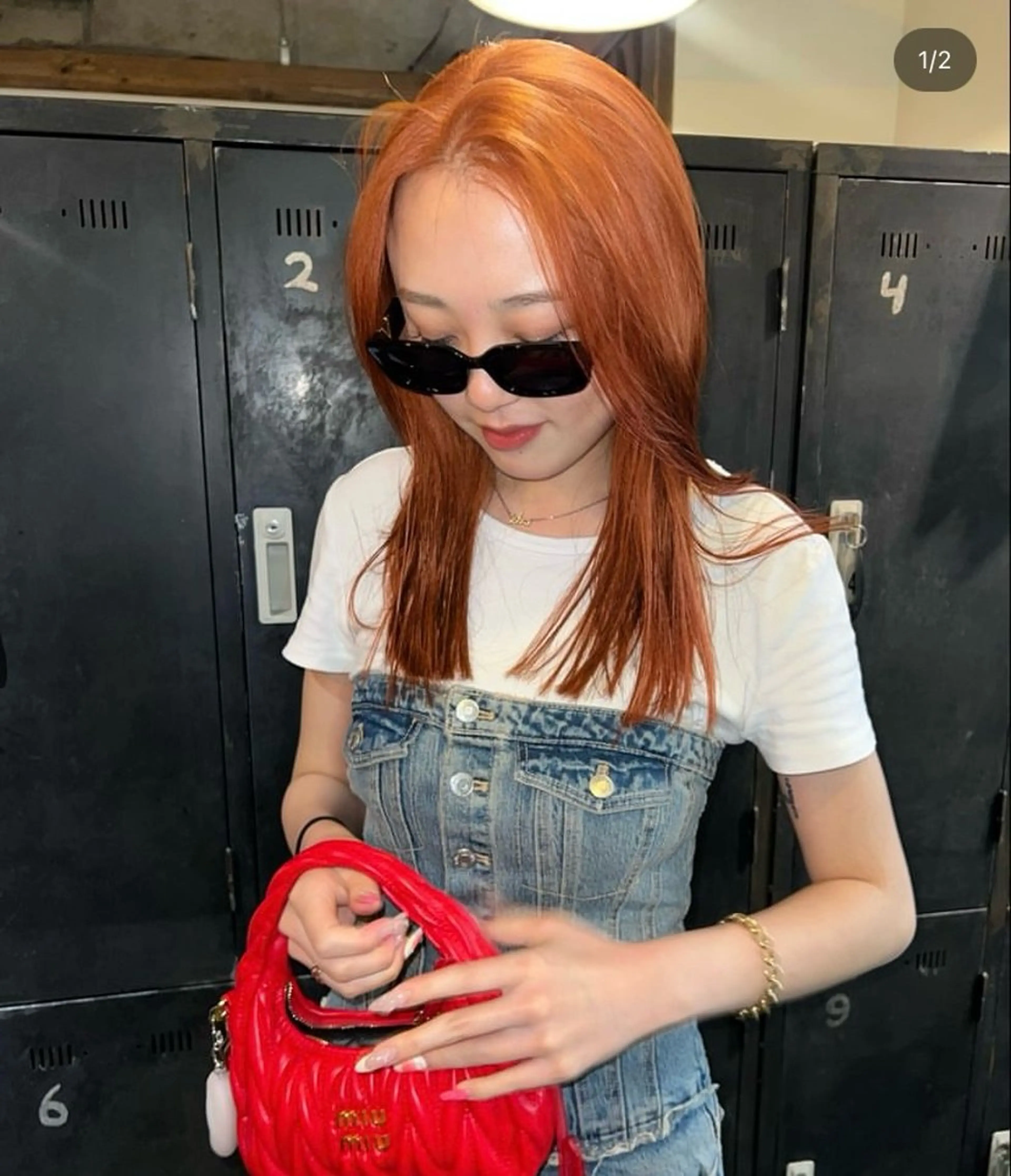 ミディアム レイヤーカット 透明感/グレージュ/ レイヤー/ 青空のヘアスタイル