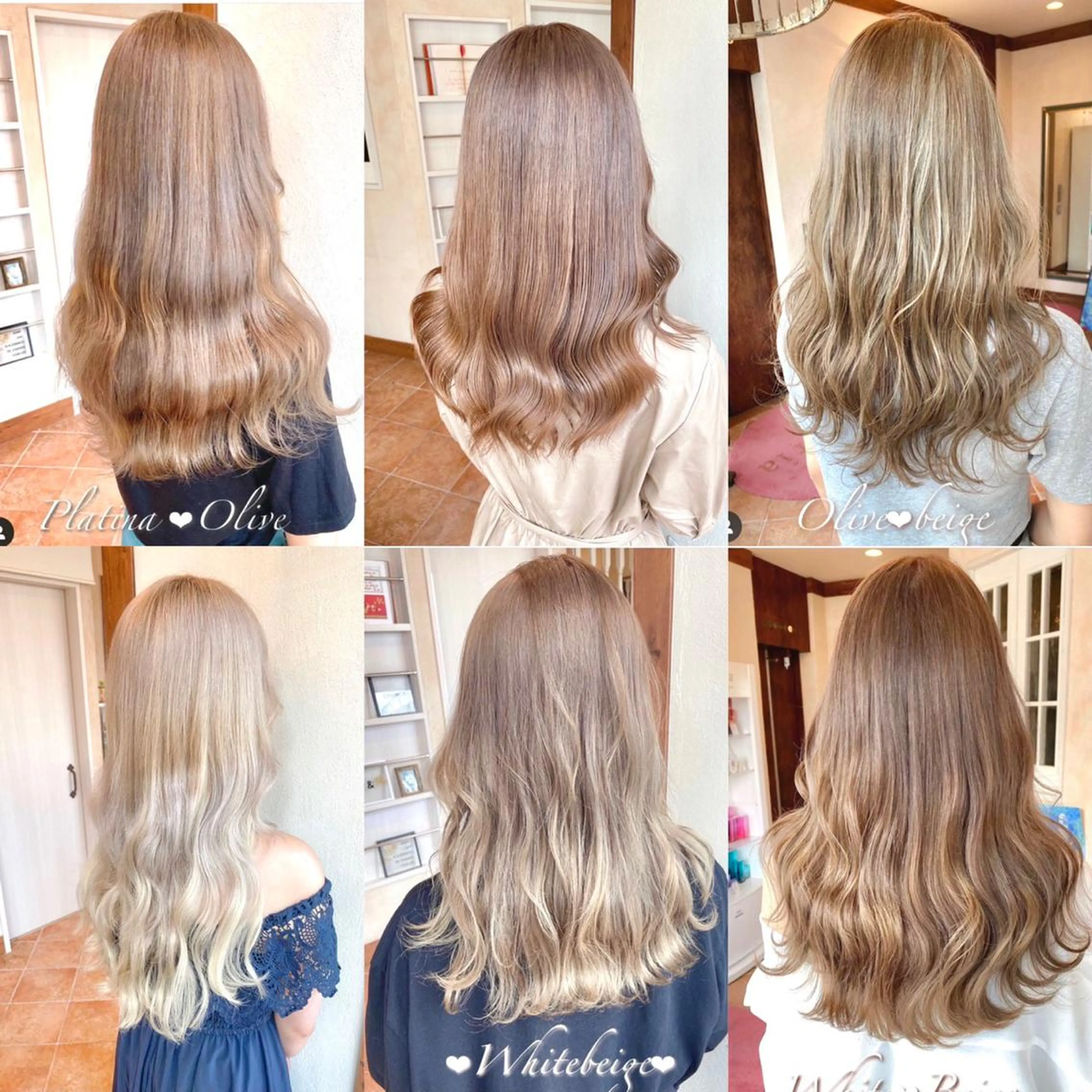 ロング カラー 韓国ハッシュカット/ 新宿/髪質改善/岡崎のヘアスタイル