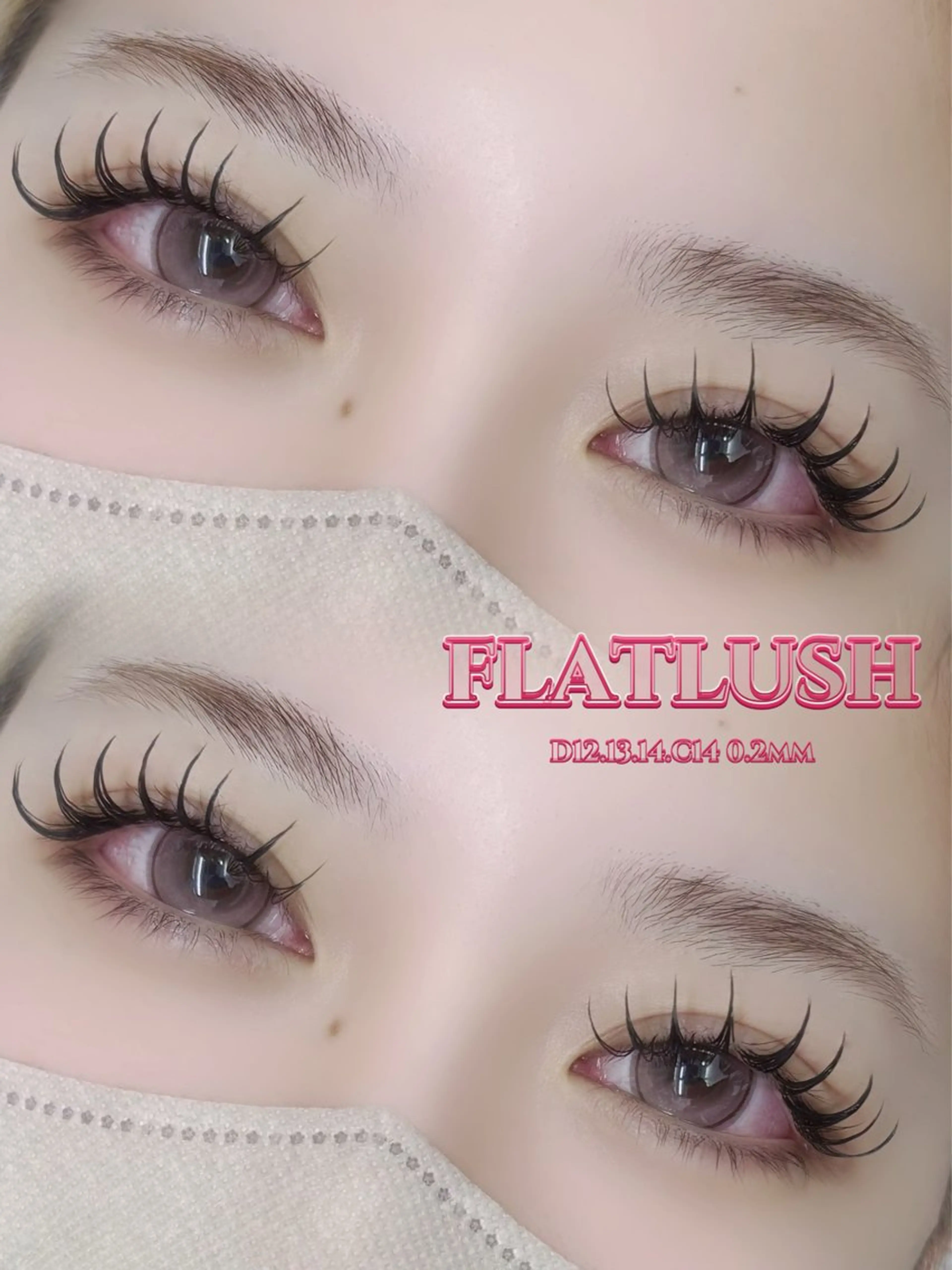 マツエク・マツパ grace produce by picasso 門田屋敷店所属・grace nana🩵のマツエク・マツパデザイン