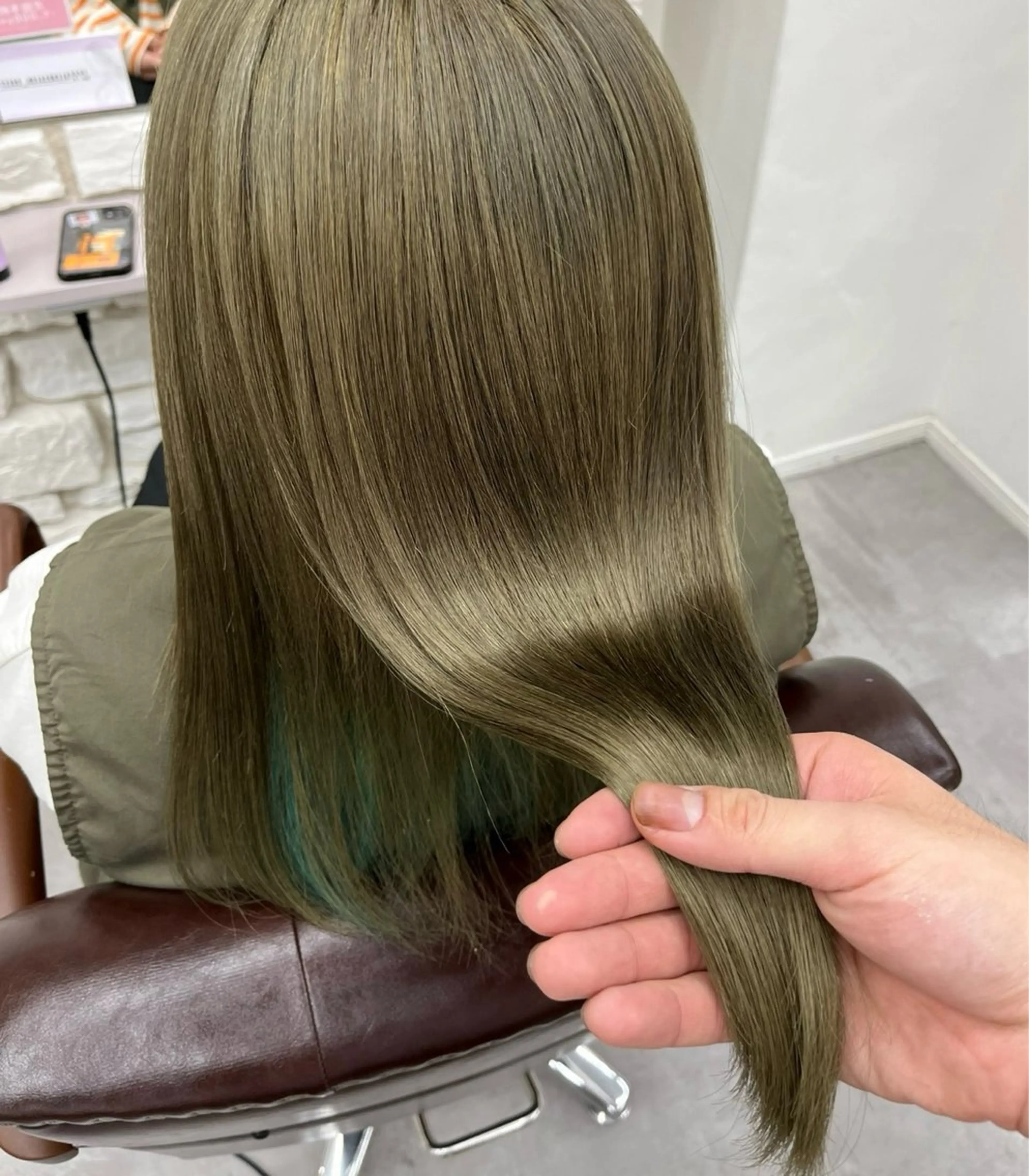 ロング カラー 髪質改善 トリートメント カット ヘアカラー トリートメント 天王寺髪質改善なら よしみさん✨のヘアスタイル