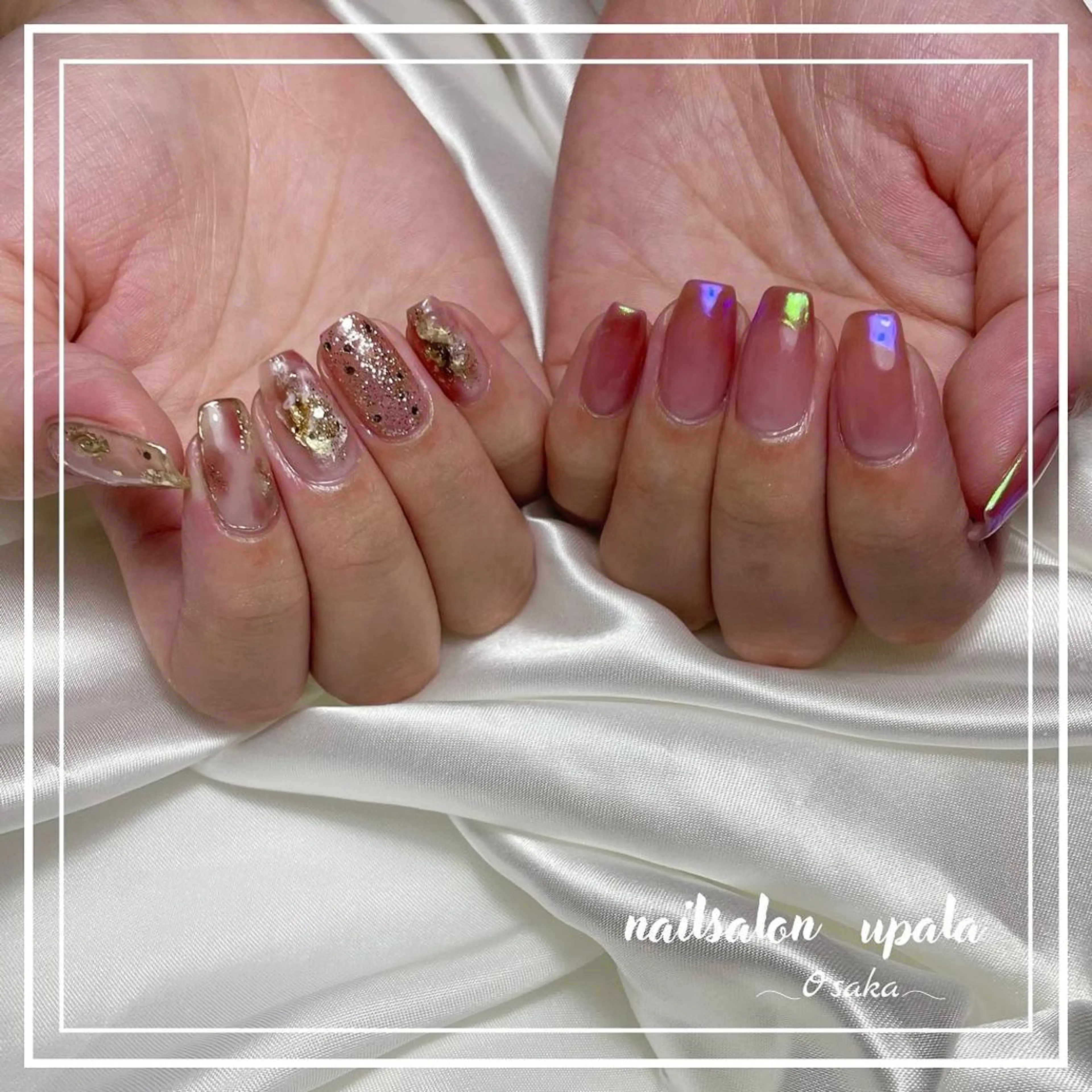 ネイル フットネイル ニュアンスネイル 夏ネイル ハンドネイル upala Mayukoのネイルデザイン