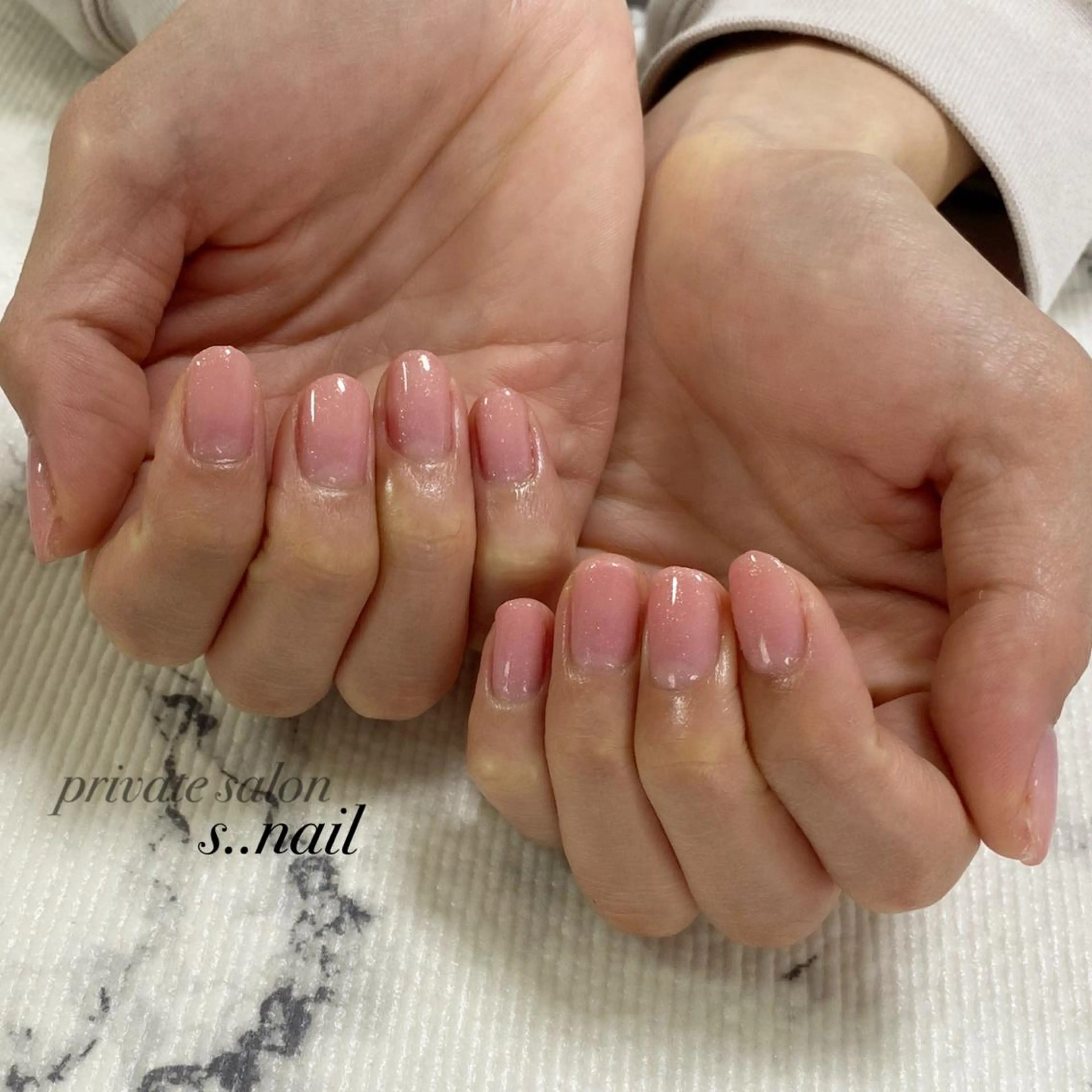 ネイル ラメ(グリッター) ピンク 春ネイル ハンドネイル フットネイル s..nail / MORITAのネイルデザイン
