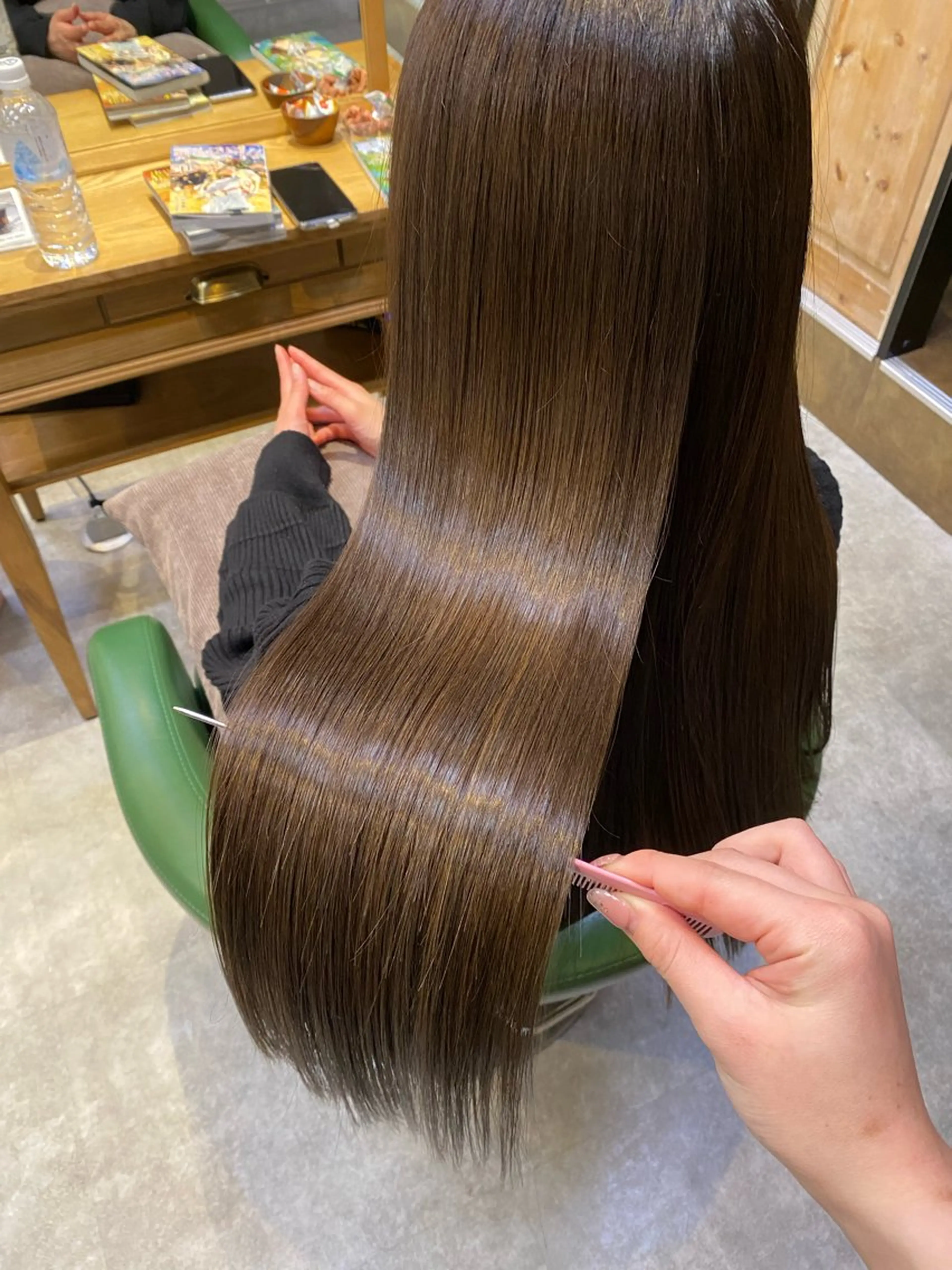 ロング カラー カット ヘアカラー トリートメント 【縮毛矯正特化】 kyokaのヘアスタイル