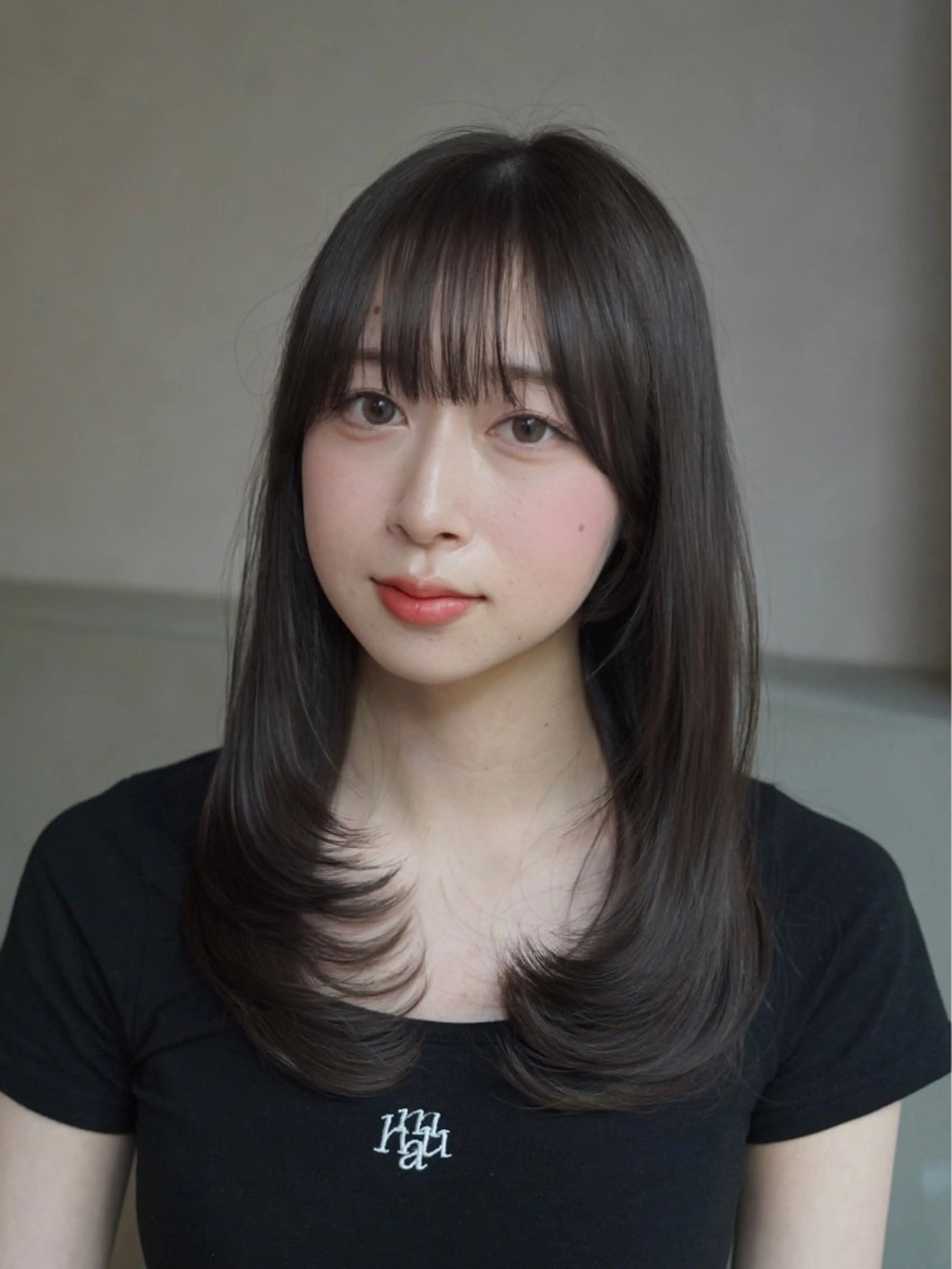 セミロング レイヤーカット/ くびれヘア佐藤大空のヘアスタイル