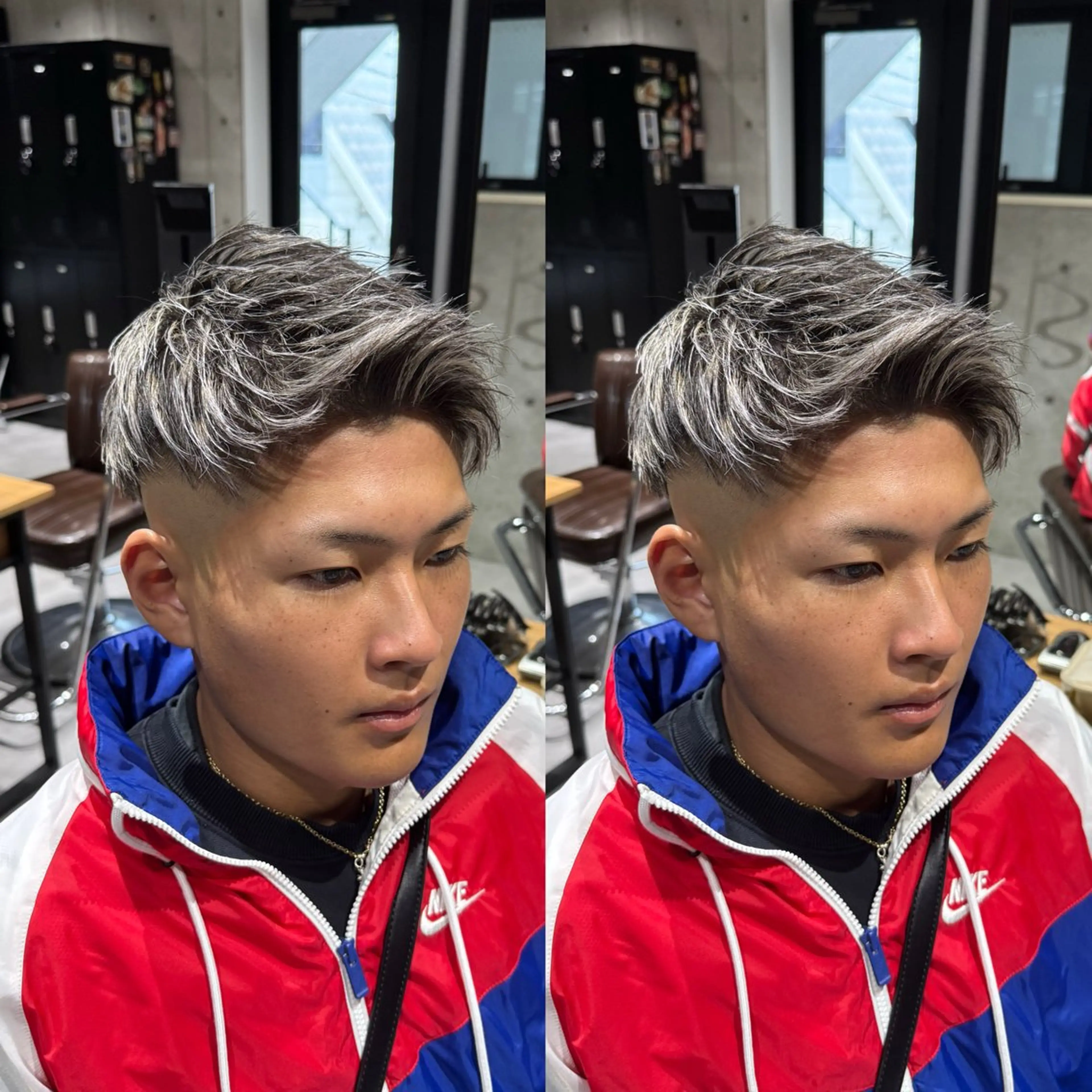 カラー メッシュ 断髪刈舞所属・市川 碧斗のヘアスタイル