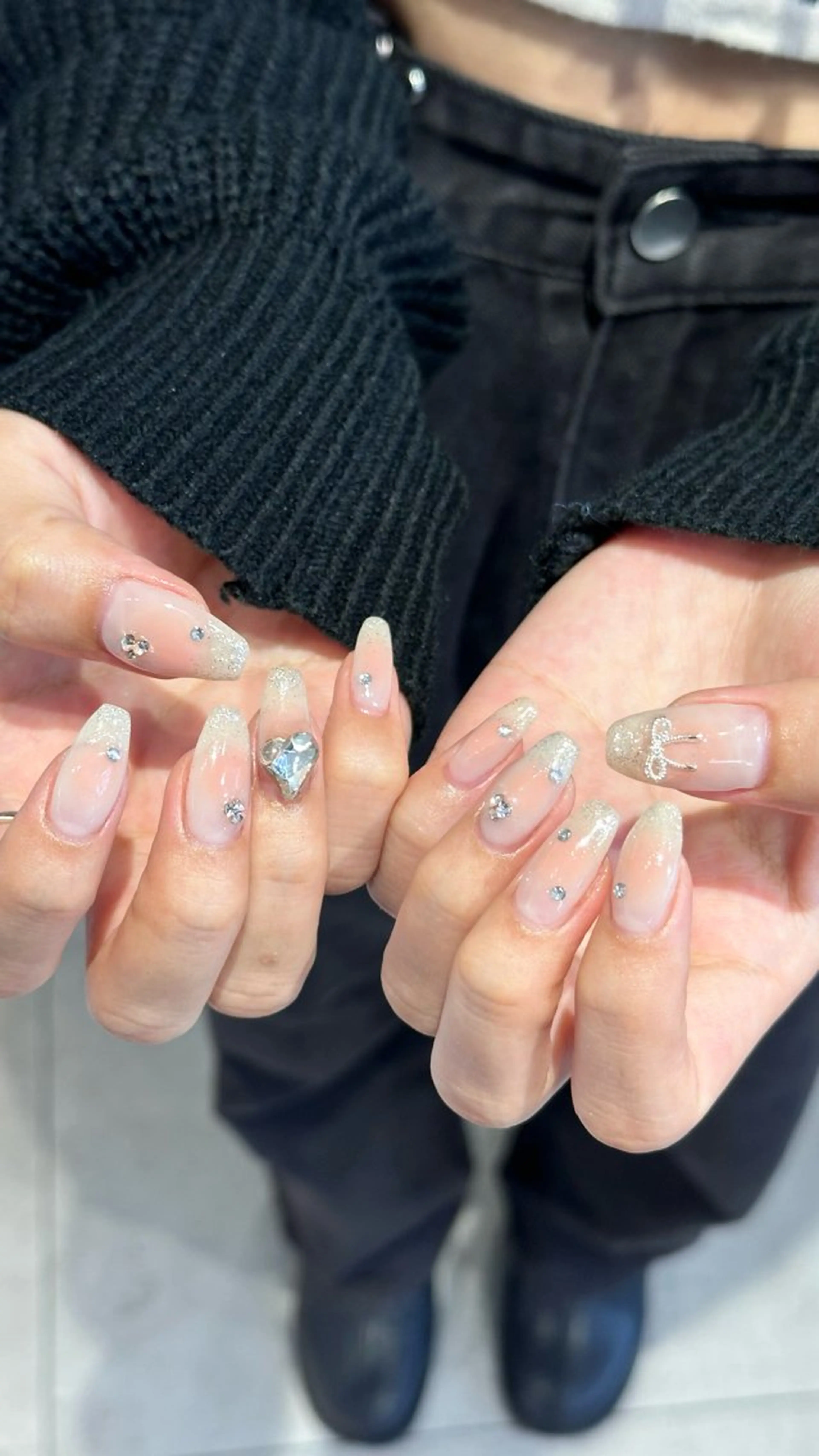 ネイル ハンドネイル 🎀韓国レイヤー特化 🎀ベージュ/ミクのヘアスタイル