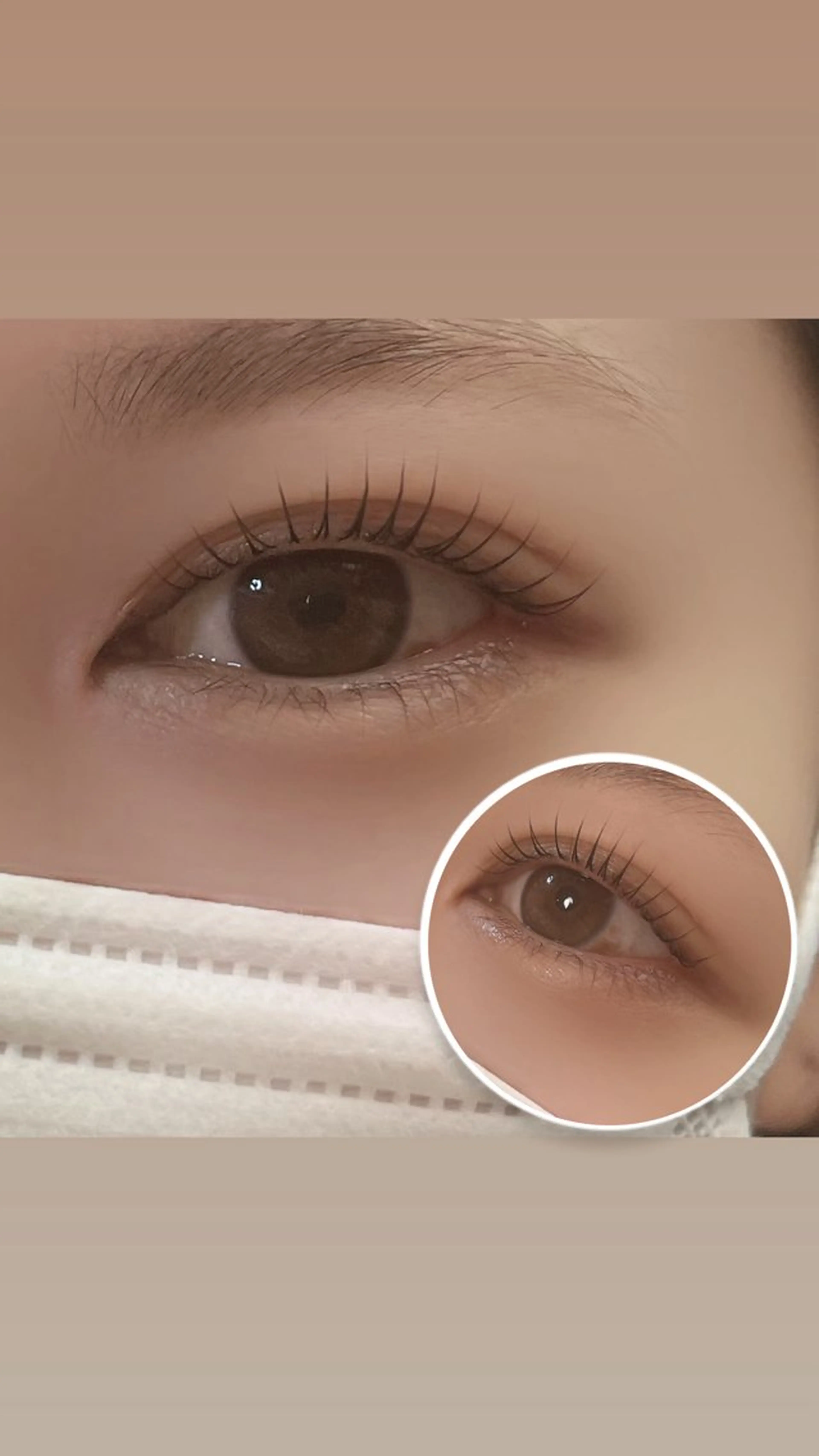 デザインまつげパーマ【導入トリートメント＋アイシャンプー仕上げ】コーティングで束感に♡の写真