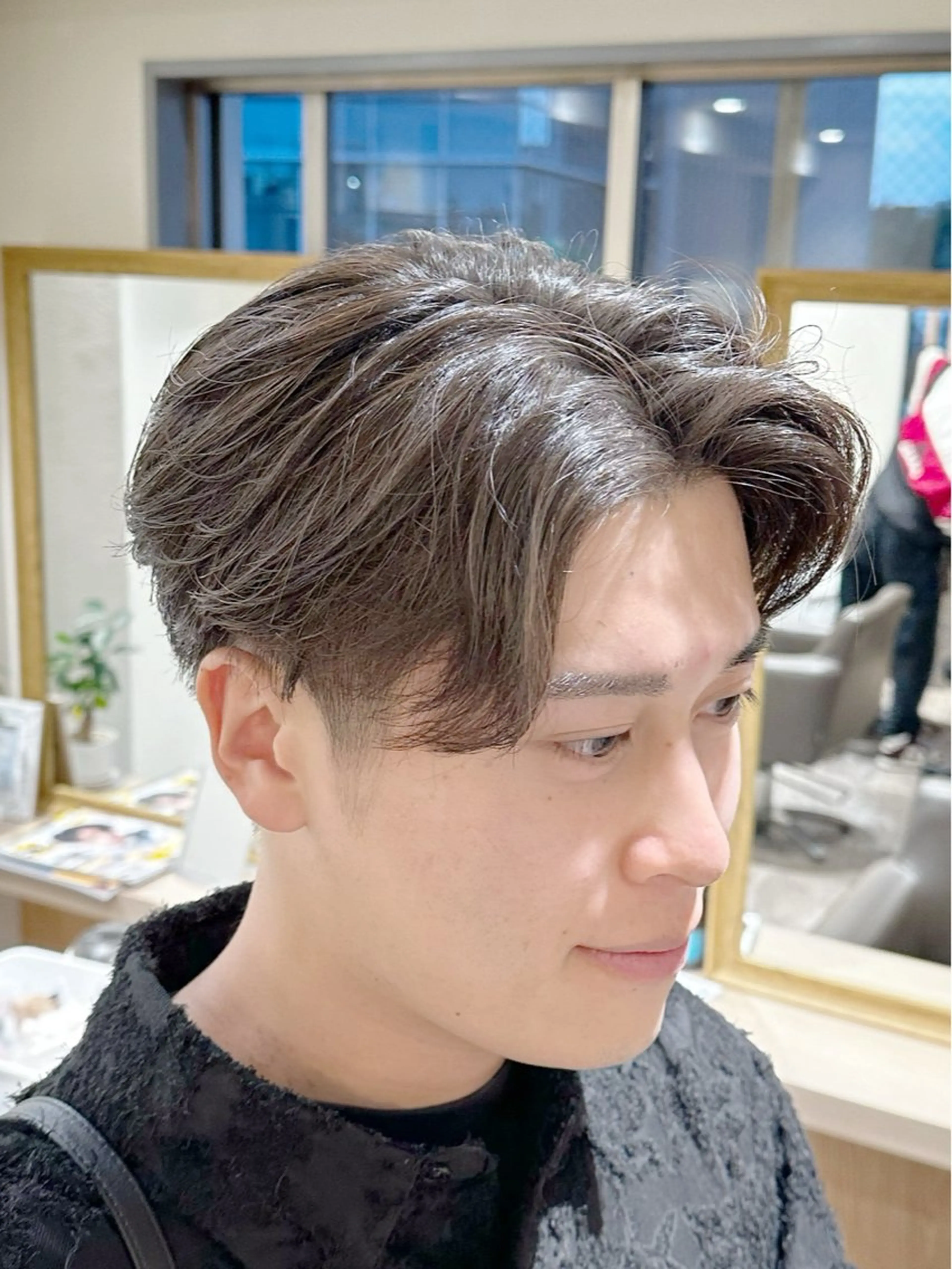 人気No.3🩷 【平日ミニモ学割】メンズ似合わせカット＋ニュアンスパーマ✂の写真