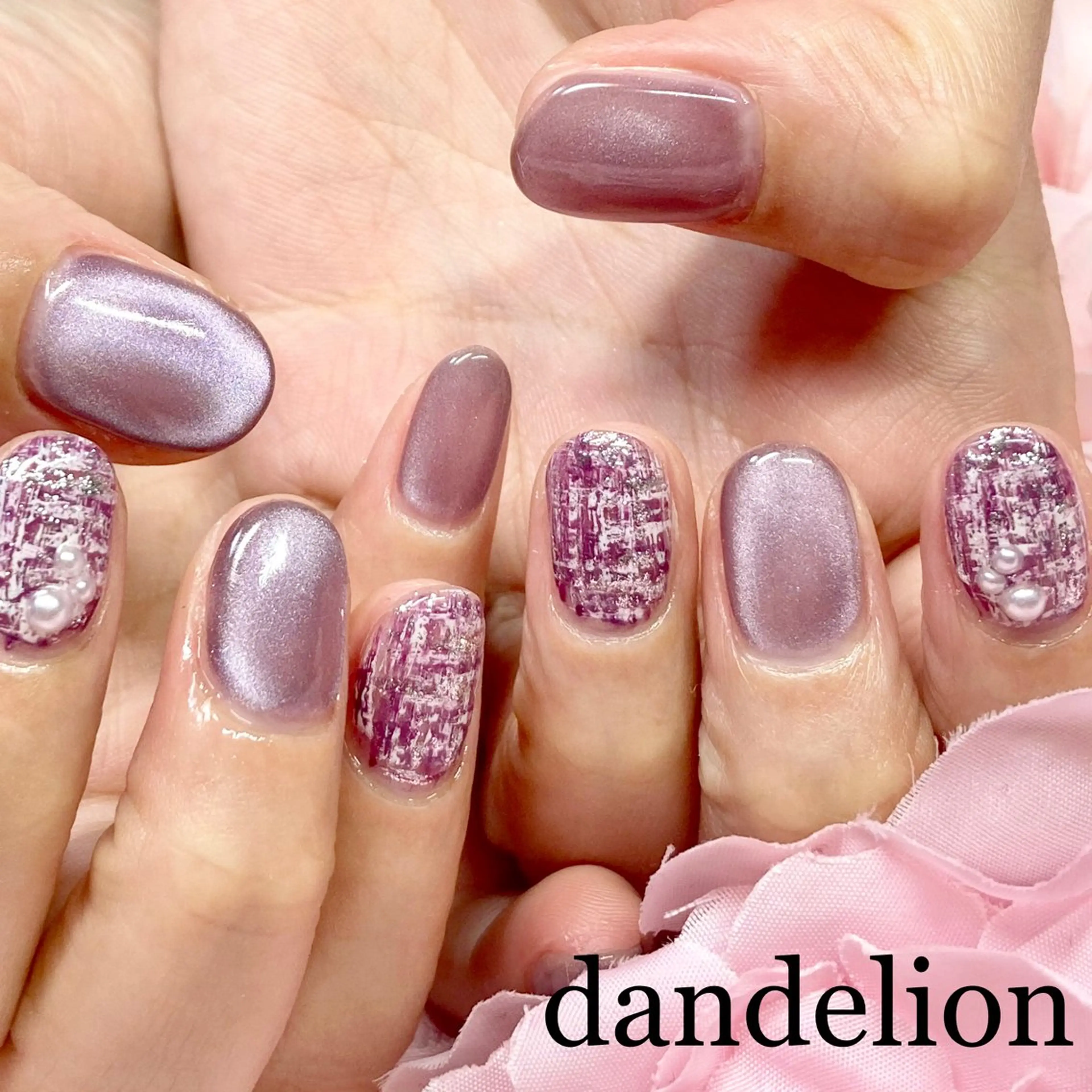 ネイル ハンドネイル ハンドケア dandelion ダンデライオンのネイルデザイン