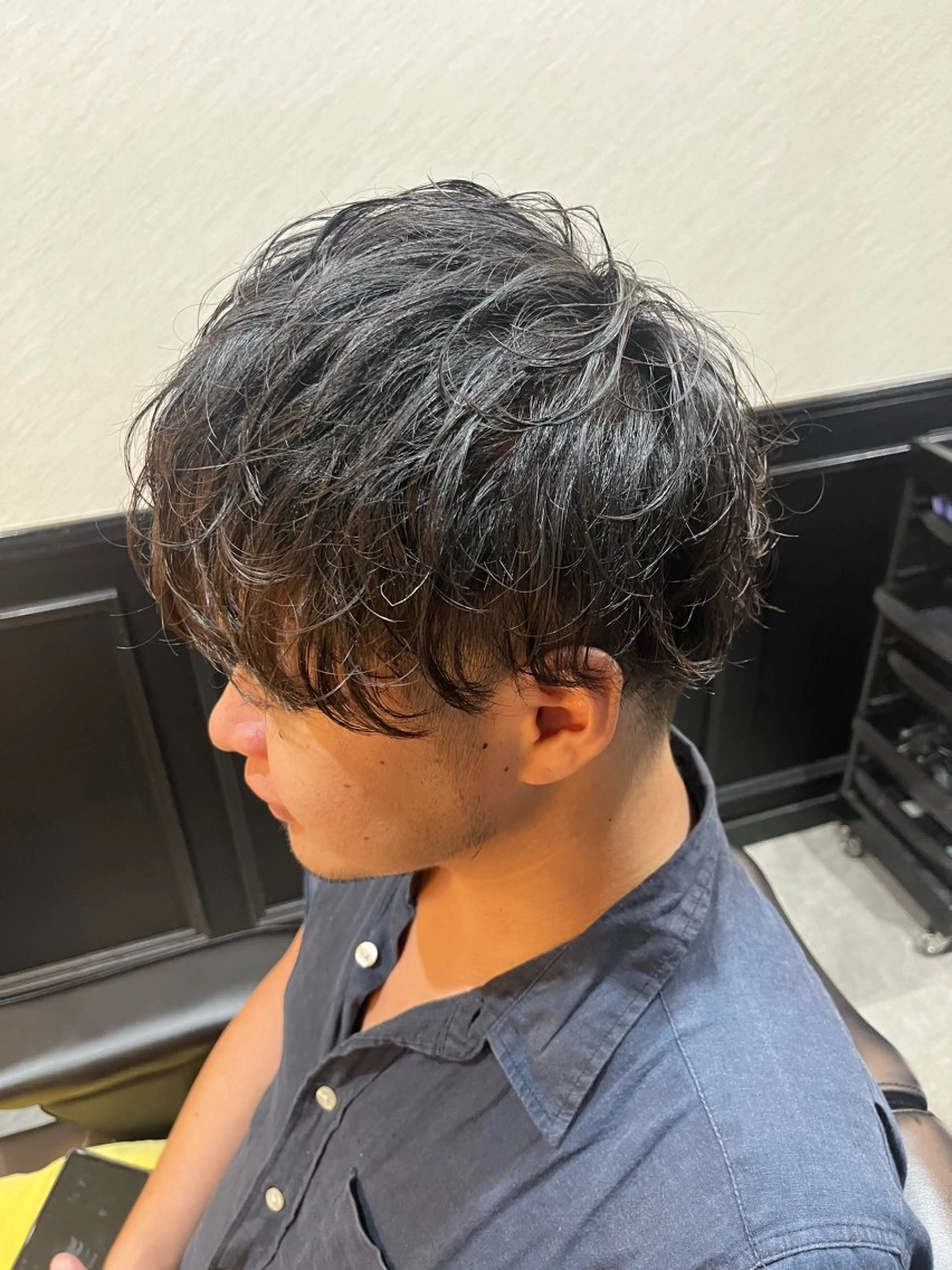 ミディアム パーマ メンズ littlenene /たちばなのヘアスタイル