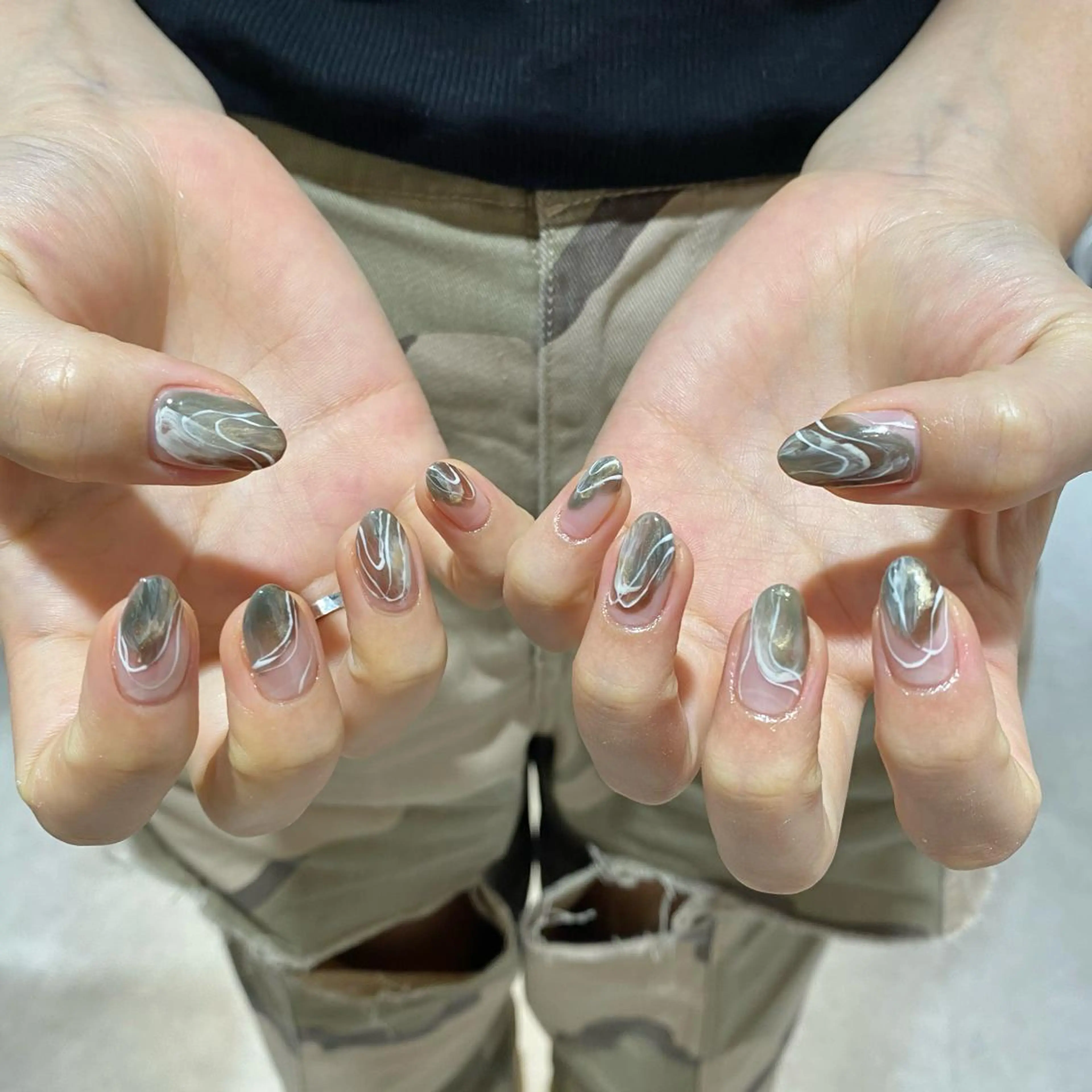 ネイル 持ち込み Trico Antique所属・岩本 杏のネイルデザイン