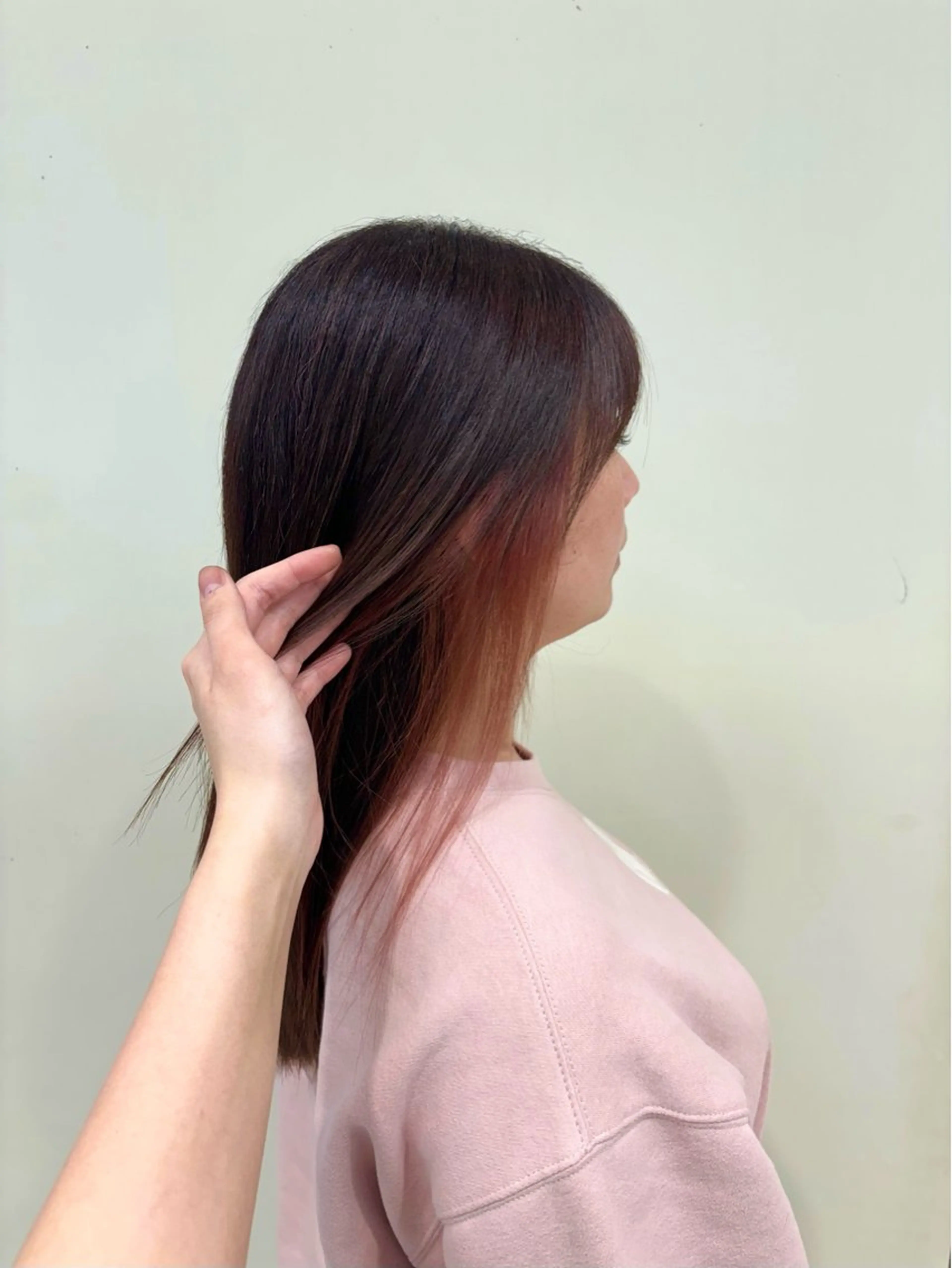 セミロング カラー 綺麗め/ トレンドヘア/みずはのヘアスタイル