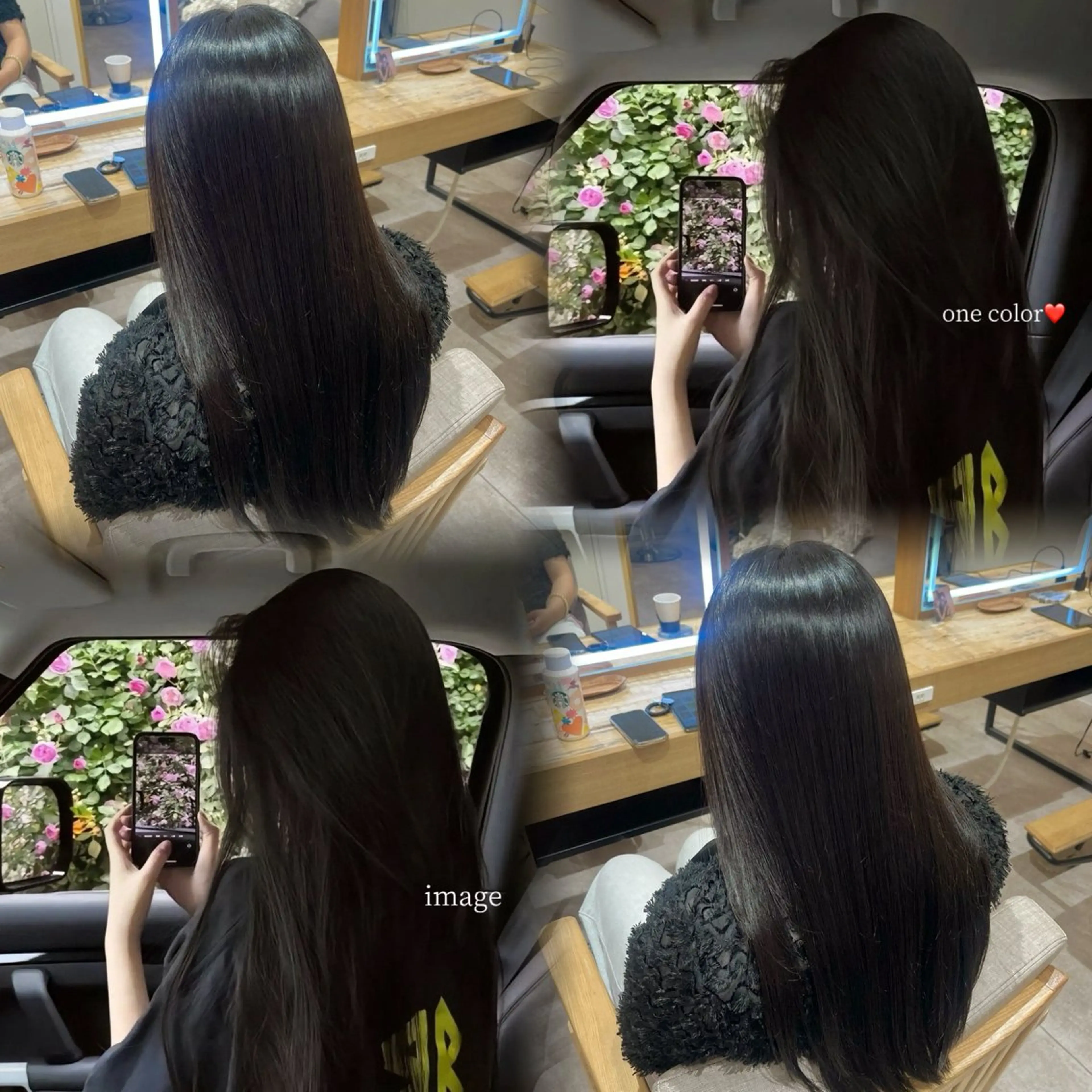 カラー 透明感カラー イルミナカラー 𝐇𝐚𝐧𝐚  ︎︎のヘアスタイル