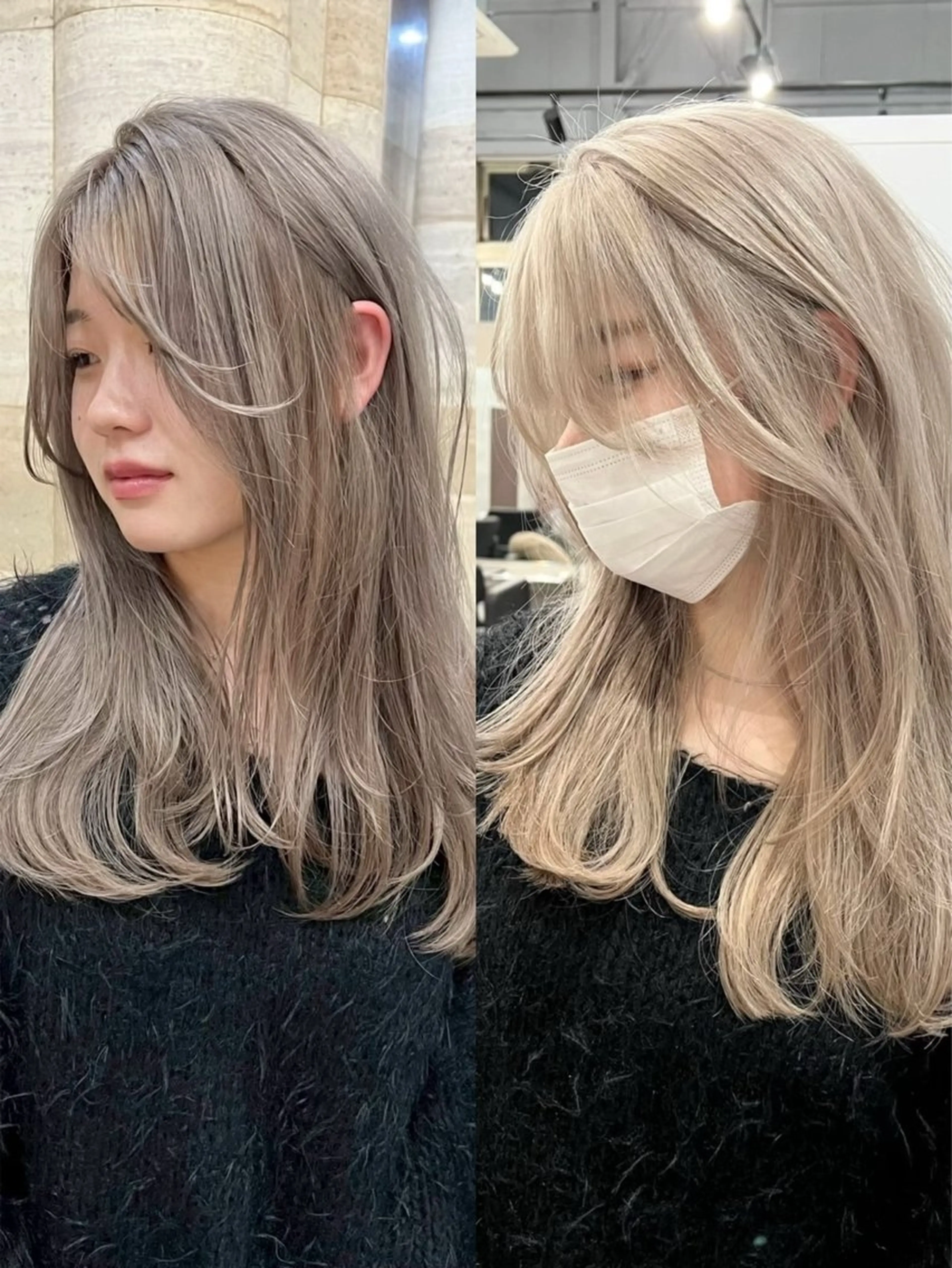 カラー カット ヘアカラー Via 京都烏丸所属・ハイトーン/髪質改善 /レイヤー/りなのヘアスタイル