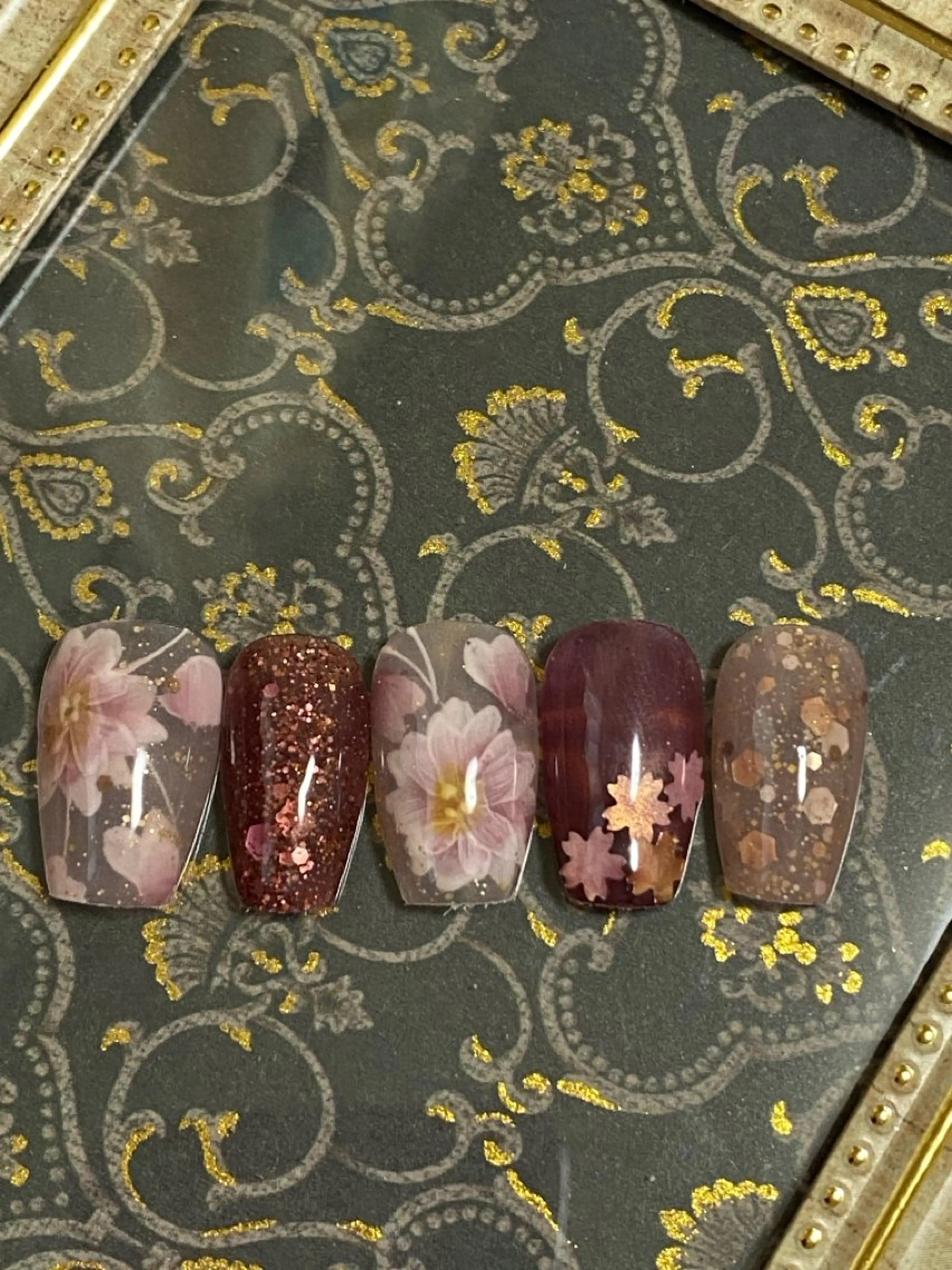 ネイル 桜ネイル 春ネイル 自宅ネイルサロン ♦️nuance♦️のネイルデザイン