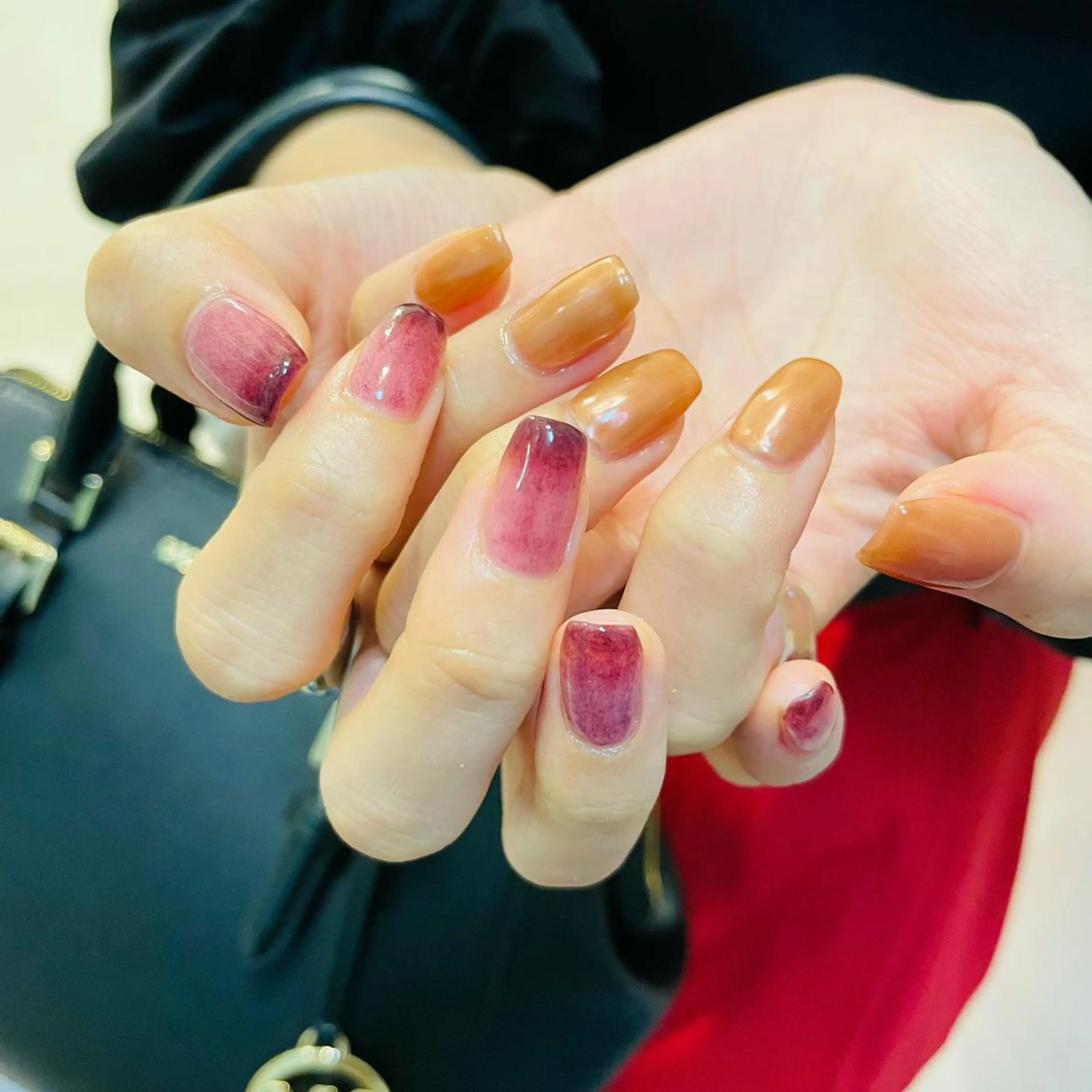 ネイル ミラーネイル ワンカラーネイル ハンドネイル miu nail所属・MIUNail YUMIのネイルデザイン