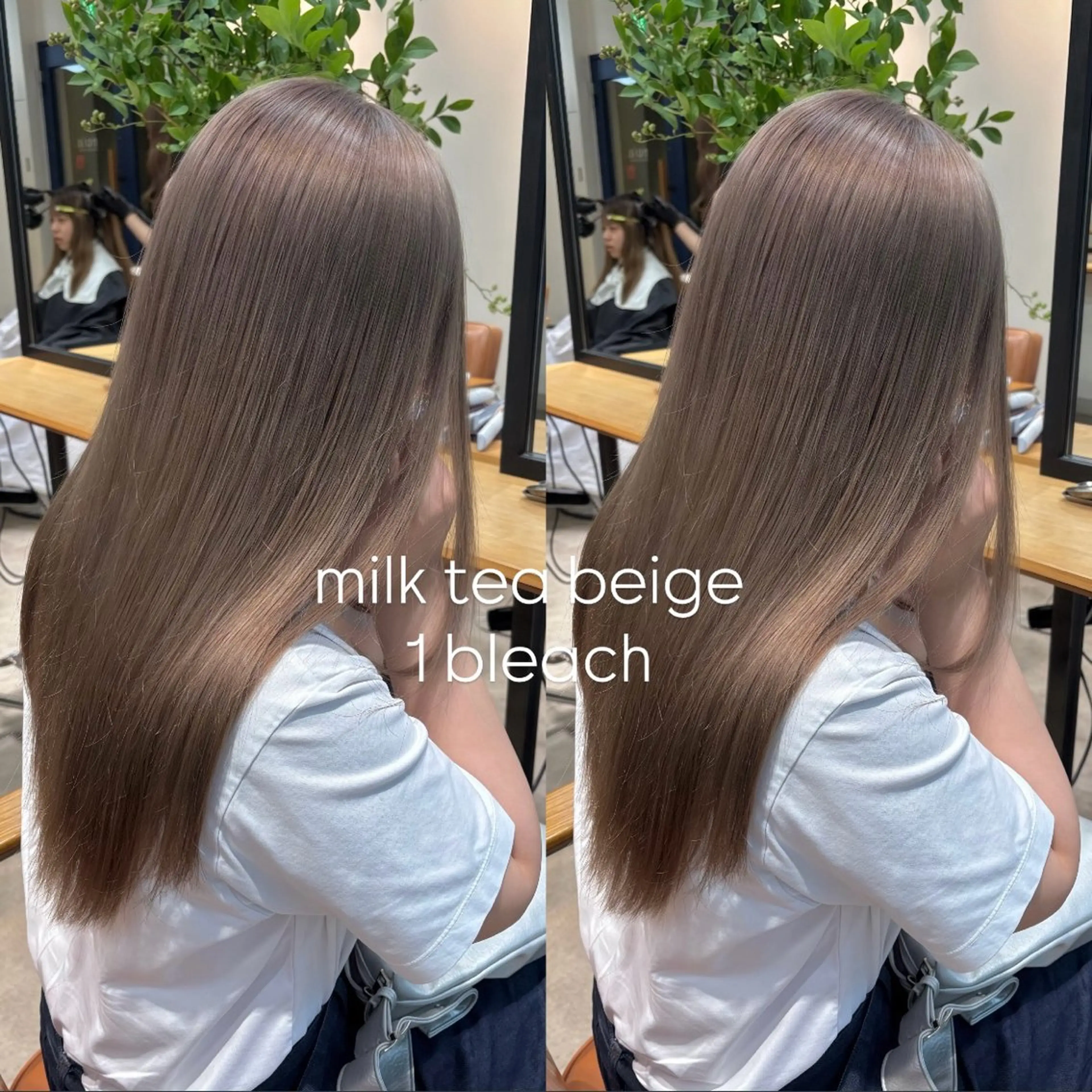 カラー 🎗️ブリーチ 🎗️ダブルカラーのヘアスタイル