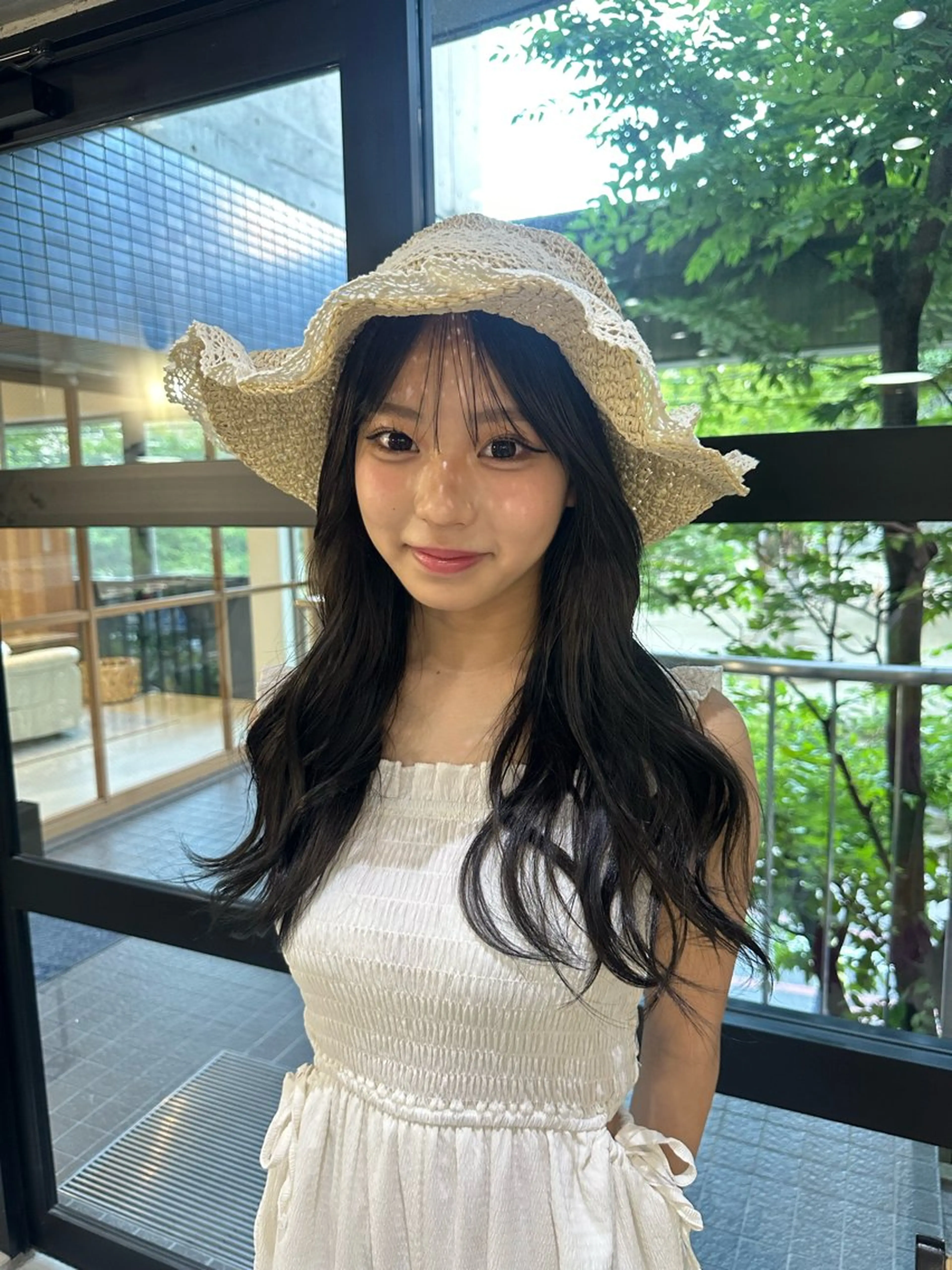 ロング LA KING KYOTO所属・ブリーチカラー yuraraのヘアスタイル