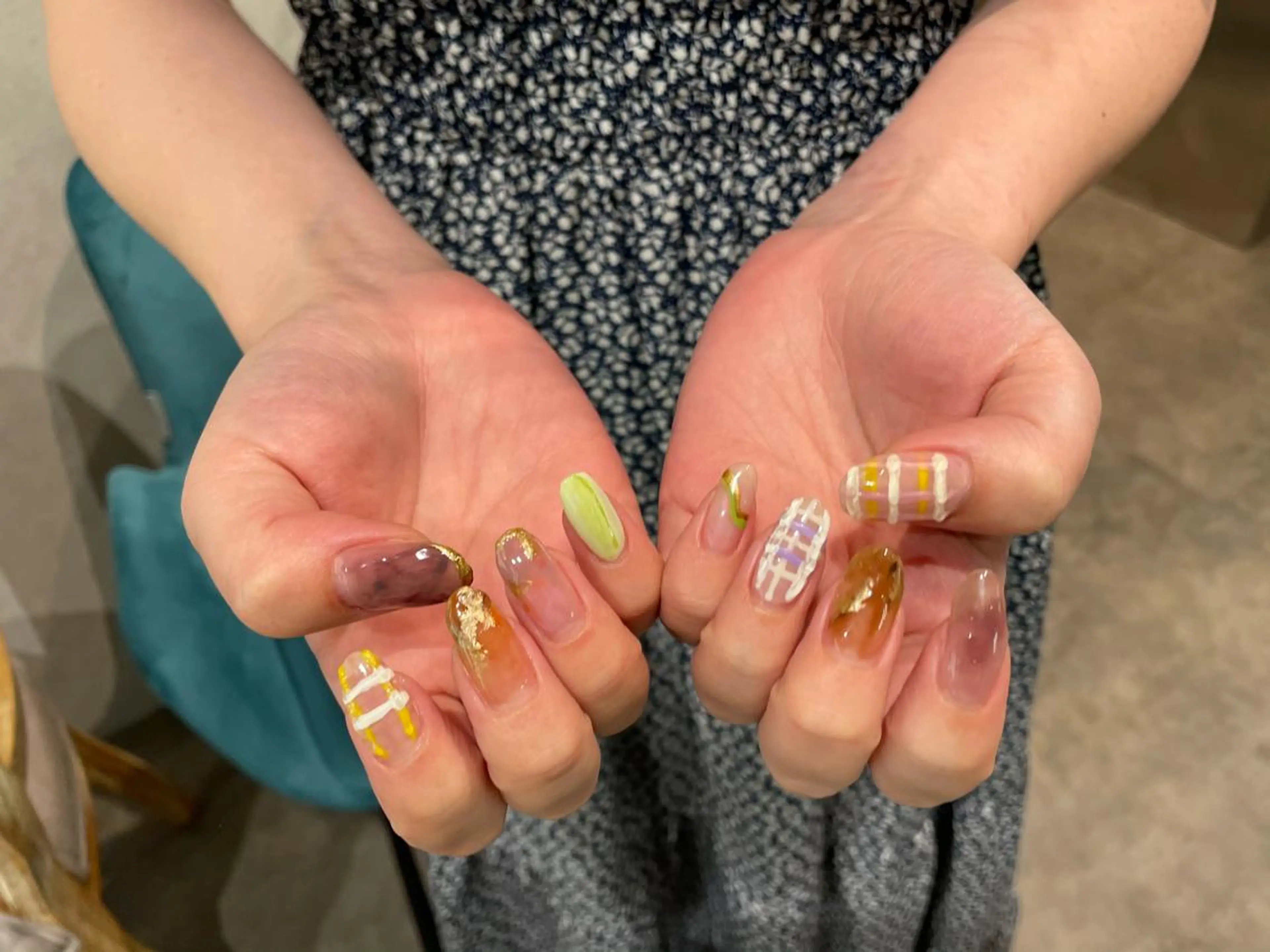 ネイル ハンドネイル ナチュラル透明感🌱 小山美樹子のヘアスタイル