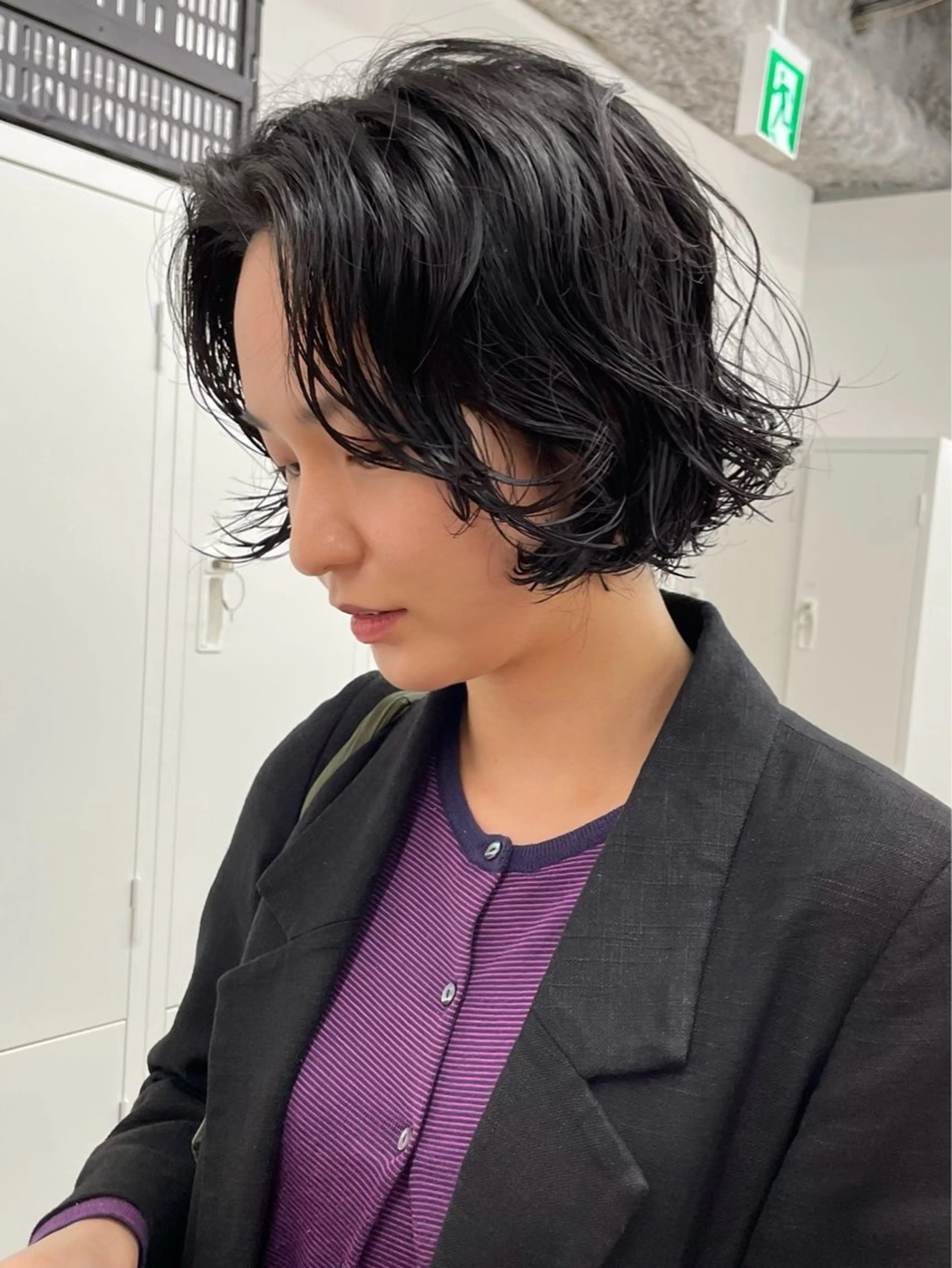 ショート パーマ レイヤーパーマ/ ショートパーマ/横浜のヘアスタイル