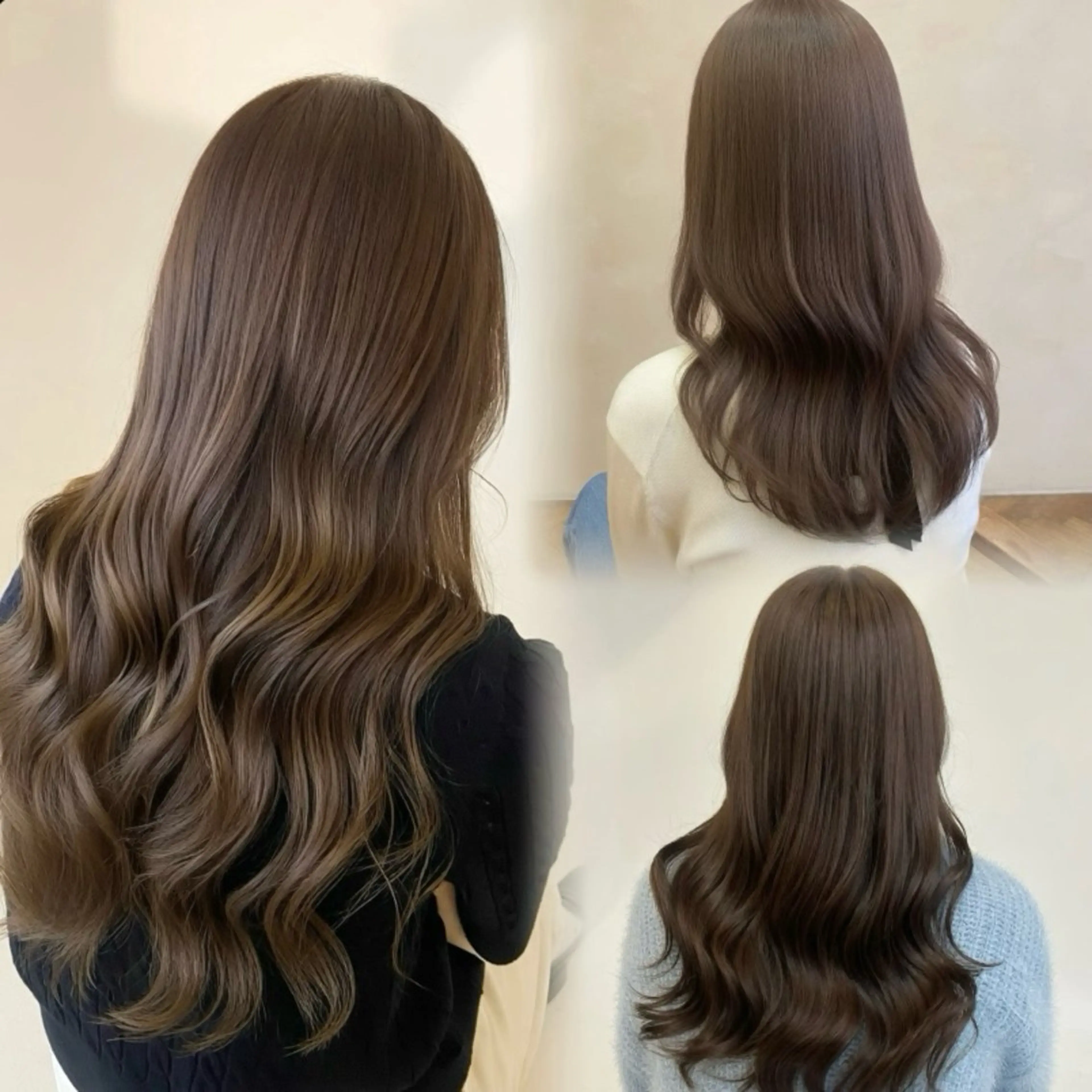 ロング カラー カット ヘアカラー トリートメント 透明感カラー/ 小顔カット/ミヅキのヘアスタイル