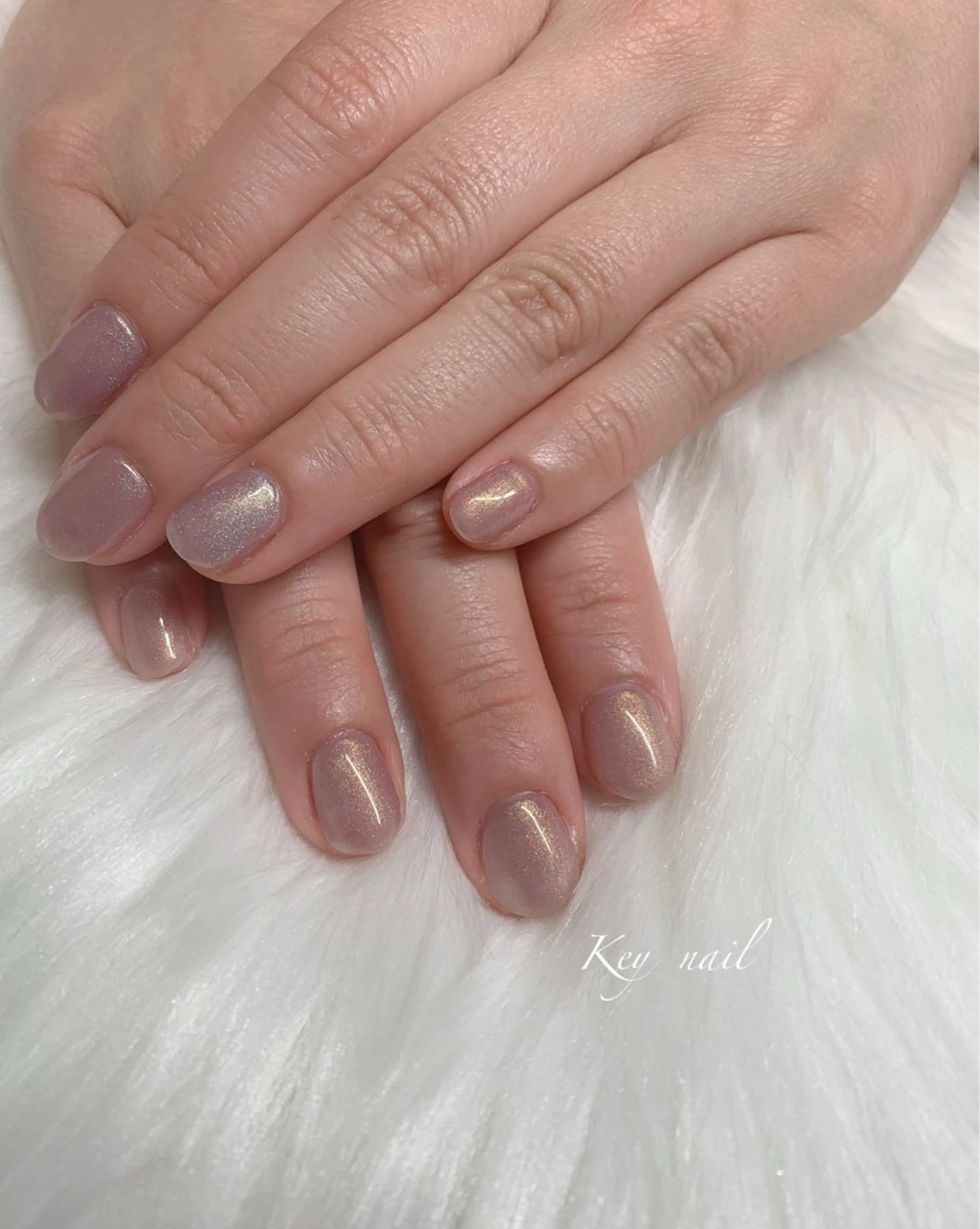 ネイル マグネットネイル ワンカラーネイル Key nailのネイルデザイン