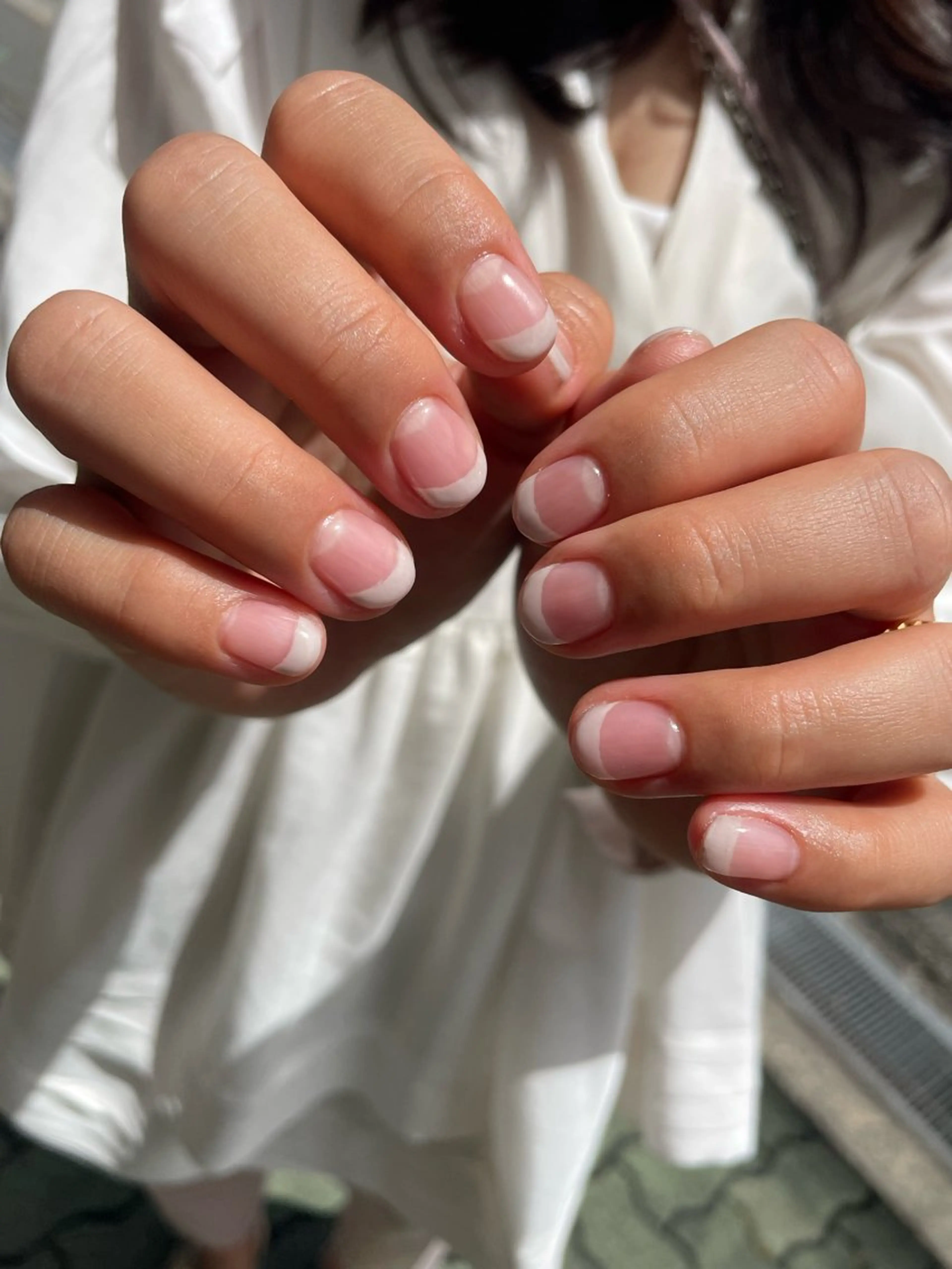 ネイル ホワイト ハンドネイル ハンドケア laviebelle norikoのネイルデザイン