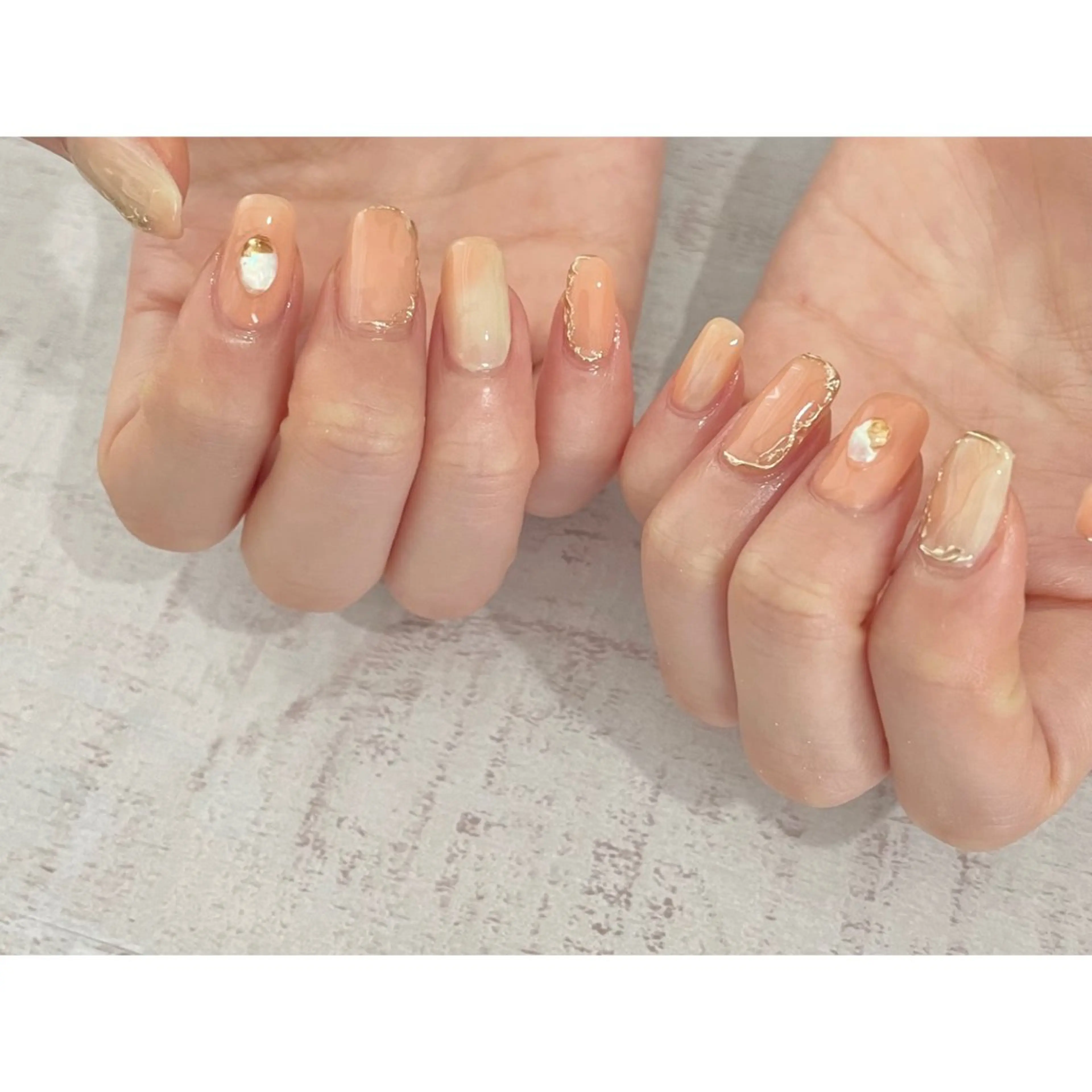 ネイル 𖡼 yumenoのネイルデザイン